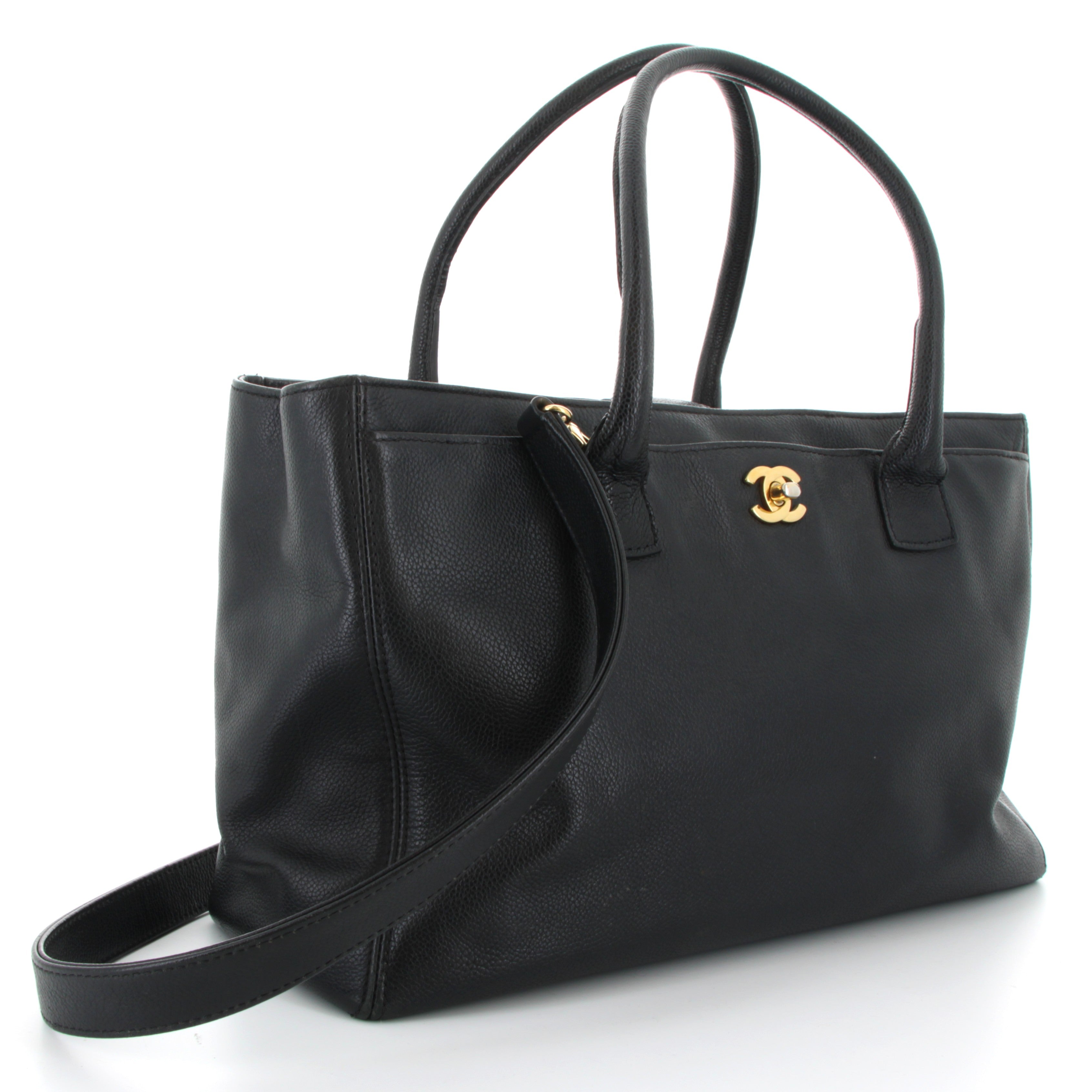 CHANEL Noir Tote Gold Hardware (Yellow Gold)