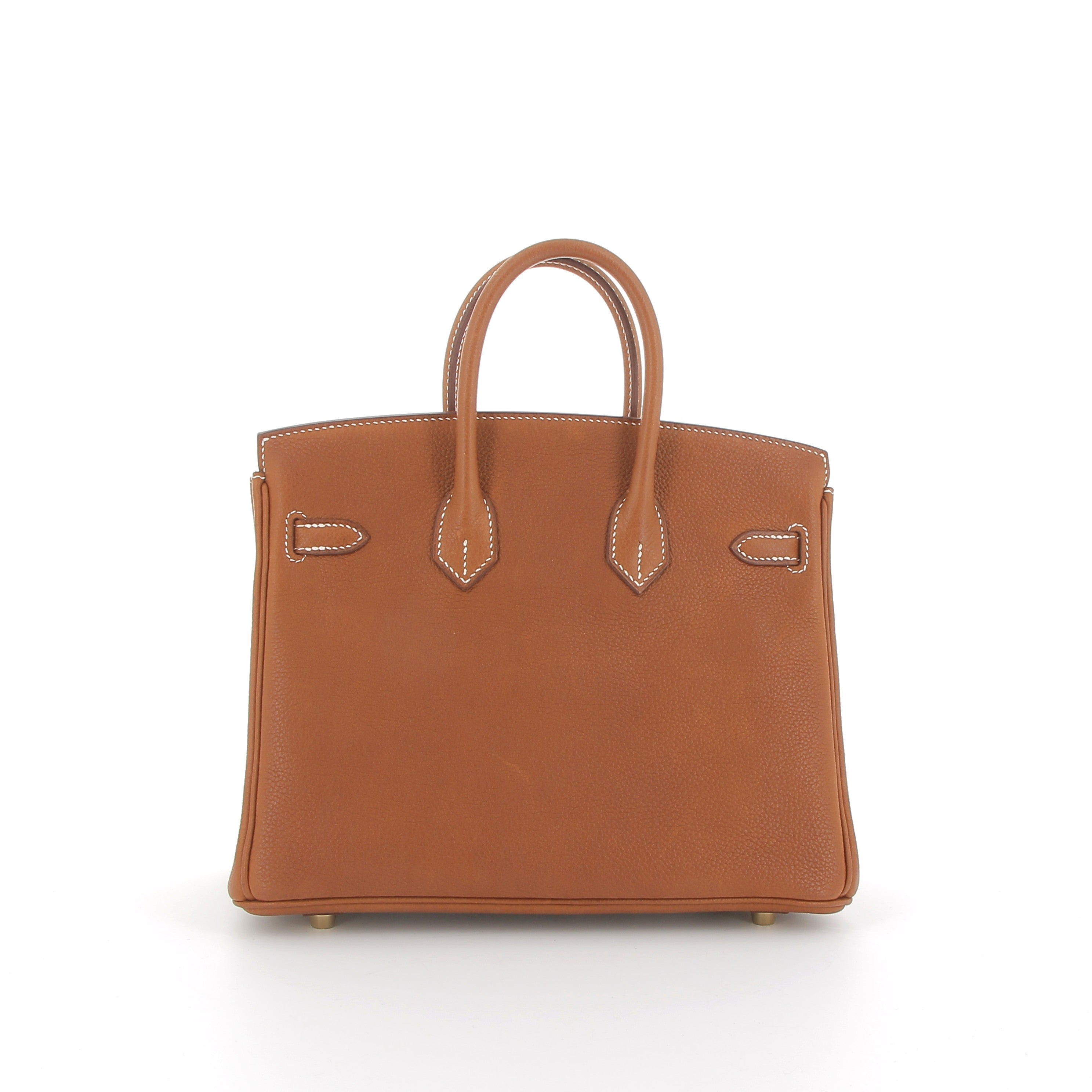 HERMÈS Birkin 25 Gold Faubourg Barenia Finition Or jaune