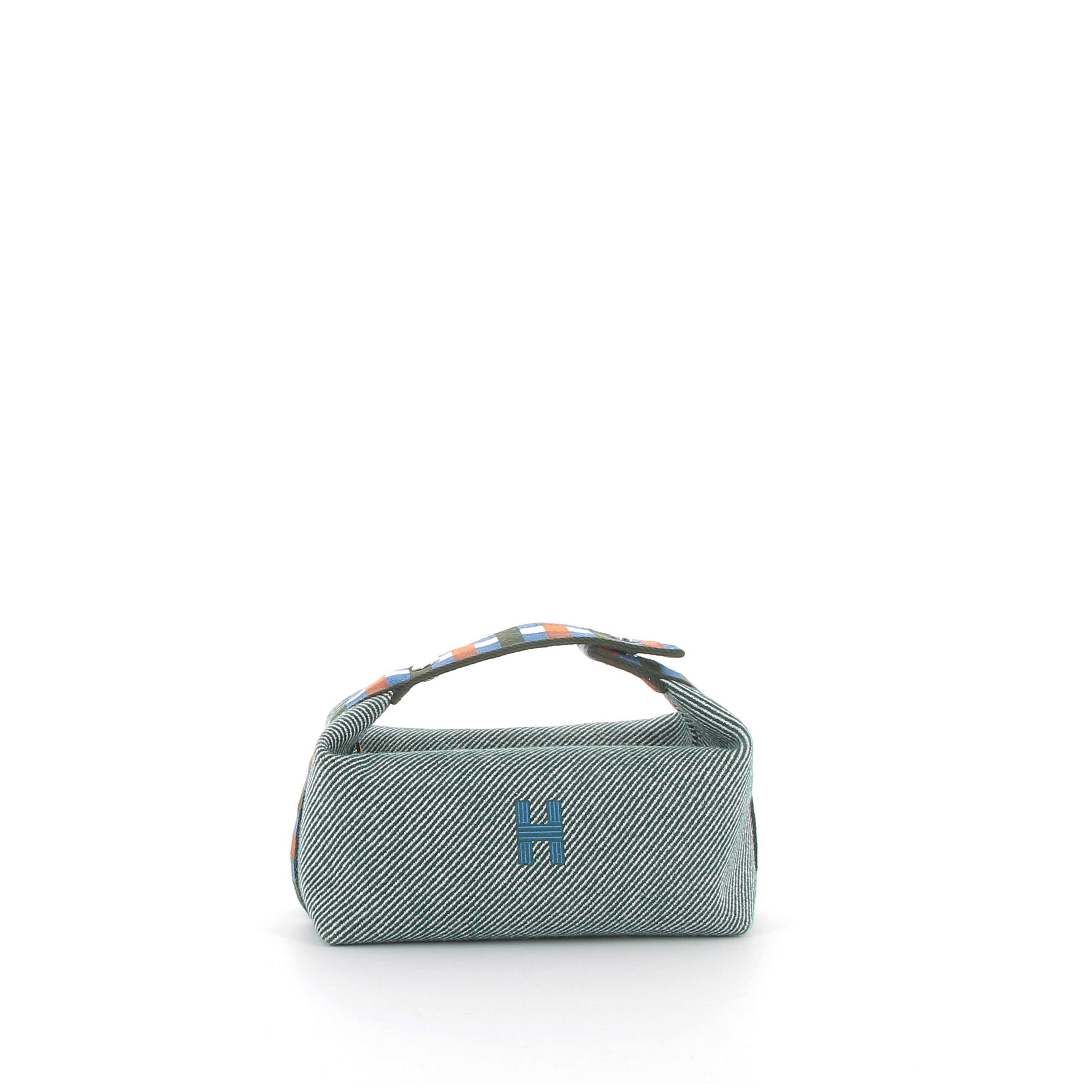 HERMÈS trousse Bride-à-Brac Vert Petit Modèle
