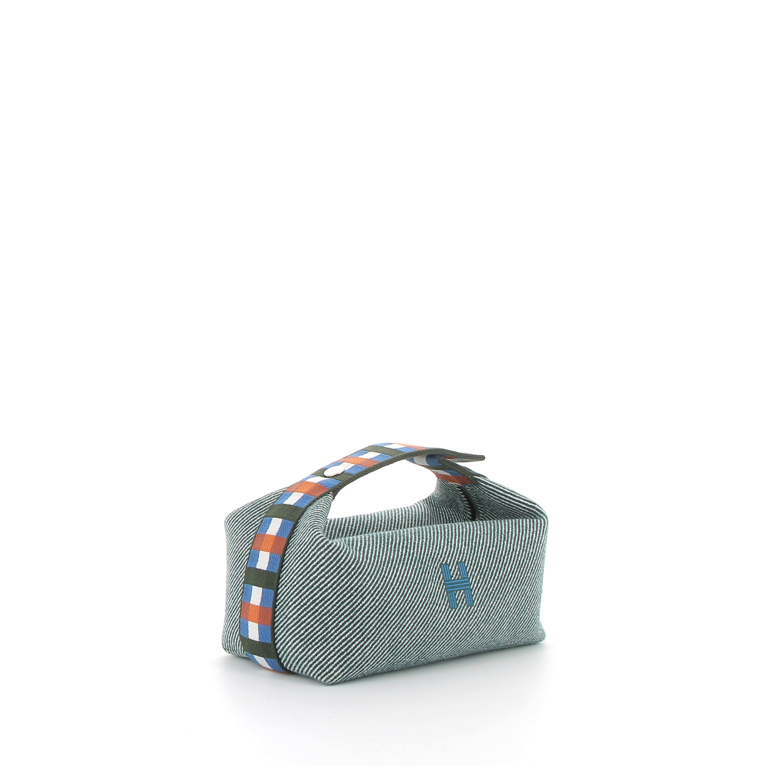 HERMÈS trousse Bride-à-Brac Vert Petit Modèle
