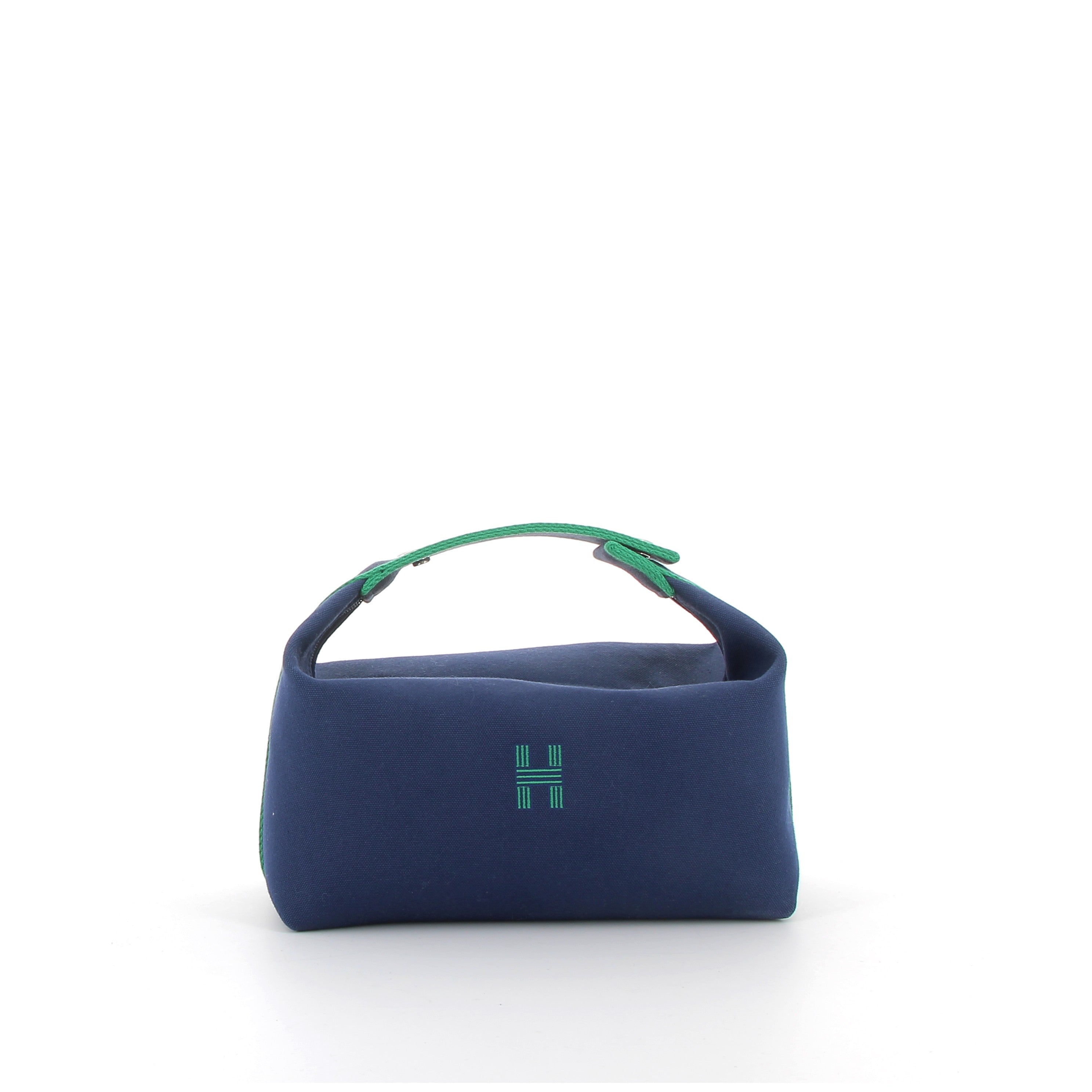 HERMÈS trousse Bride-à-Brac Bleu Grand Modèle