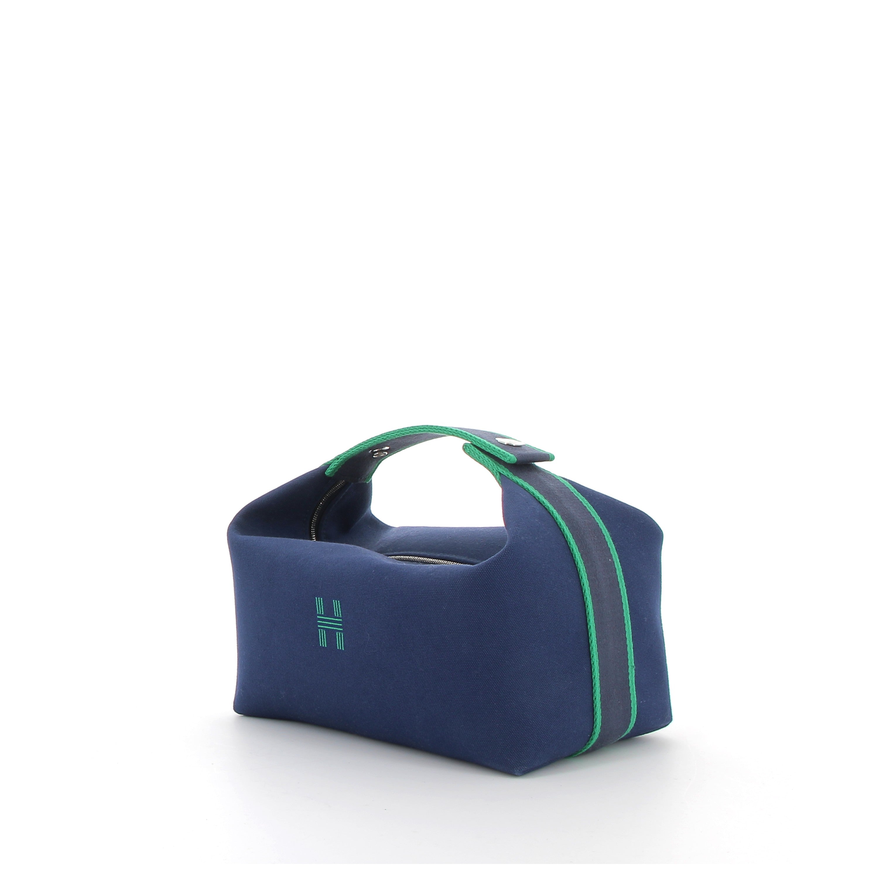 HERMÈS trousse Bride-à-Brac Bleu Grand Modèle