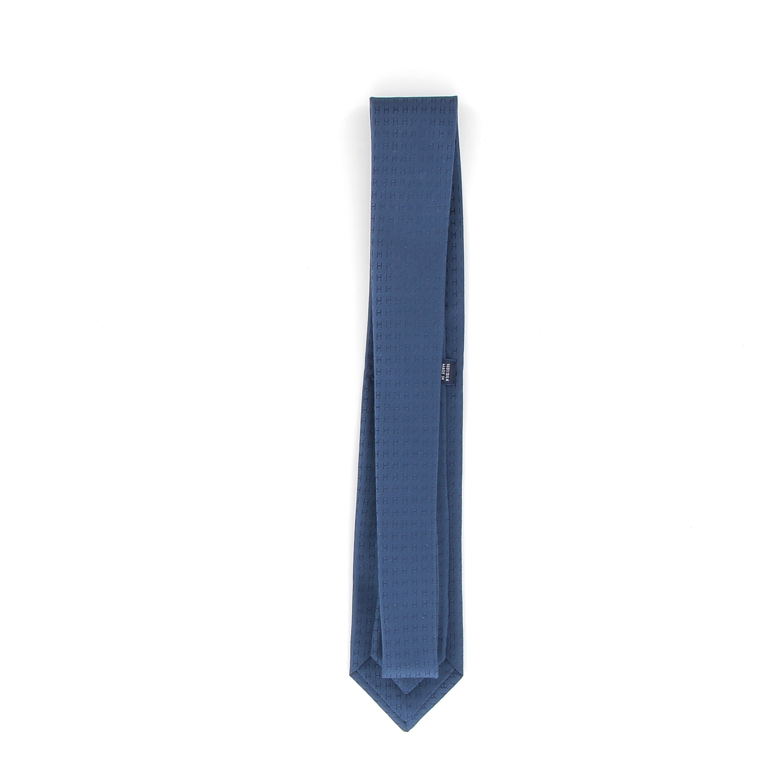HERMÈS Cravate façonnée H Ocean