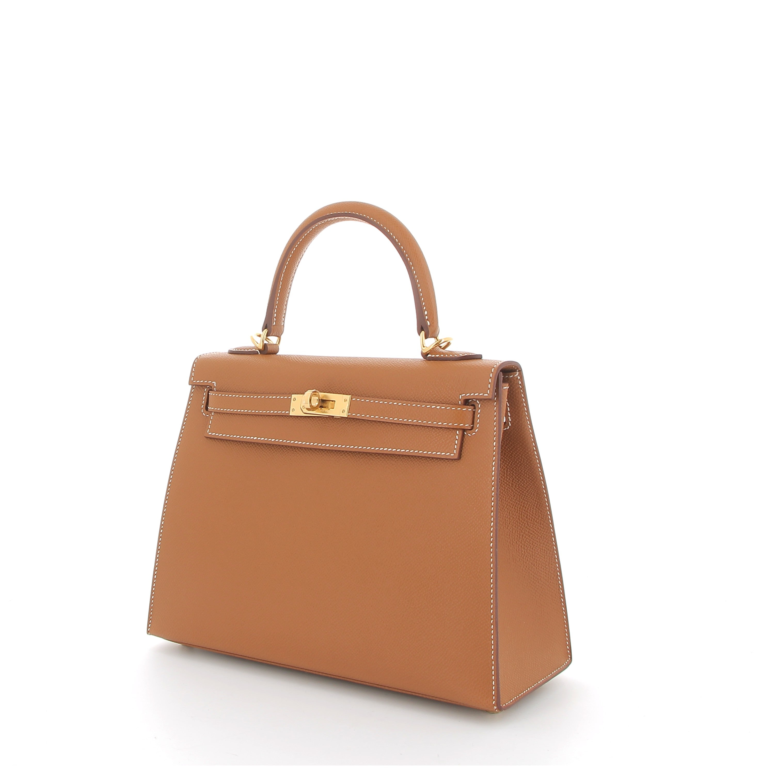 HERMÈS Kelly 25 Gold Epsom Finition Or jaune