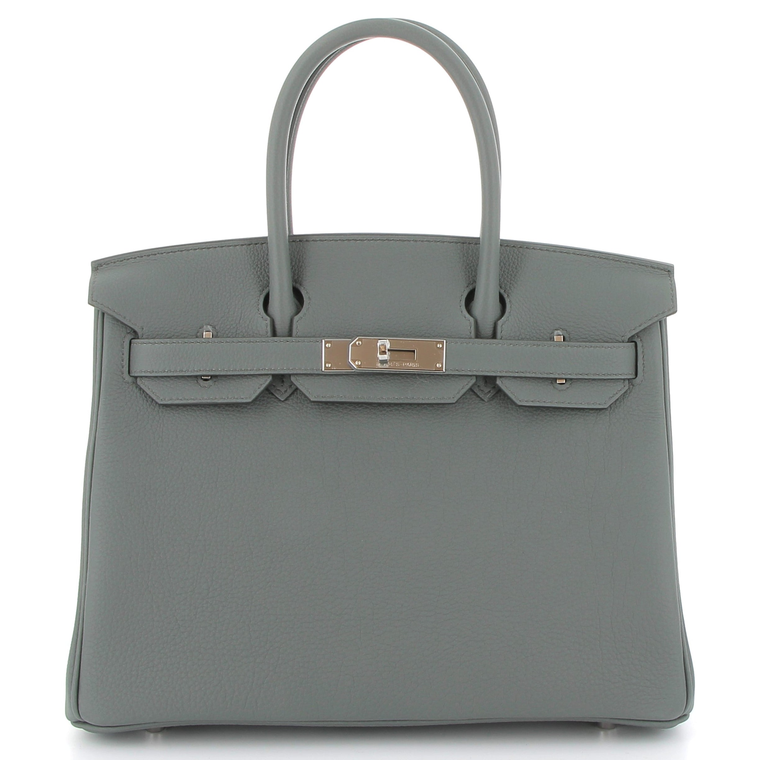 HERMES Birkin 30 Vert Amande Finition Palladié