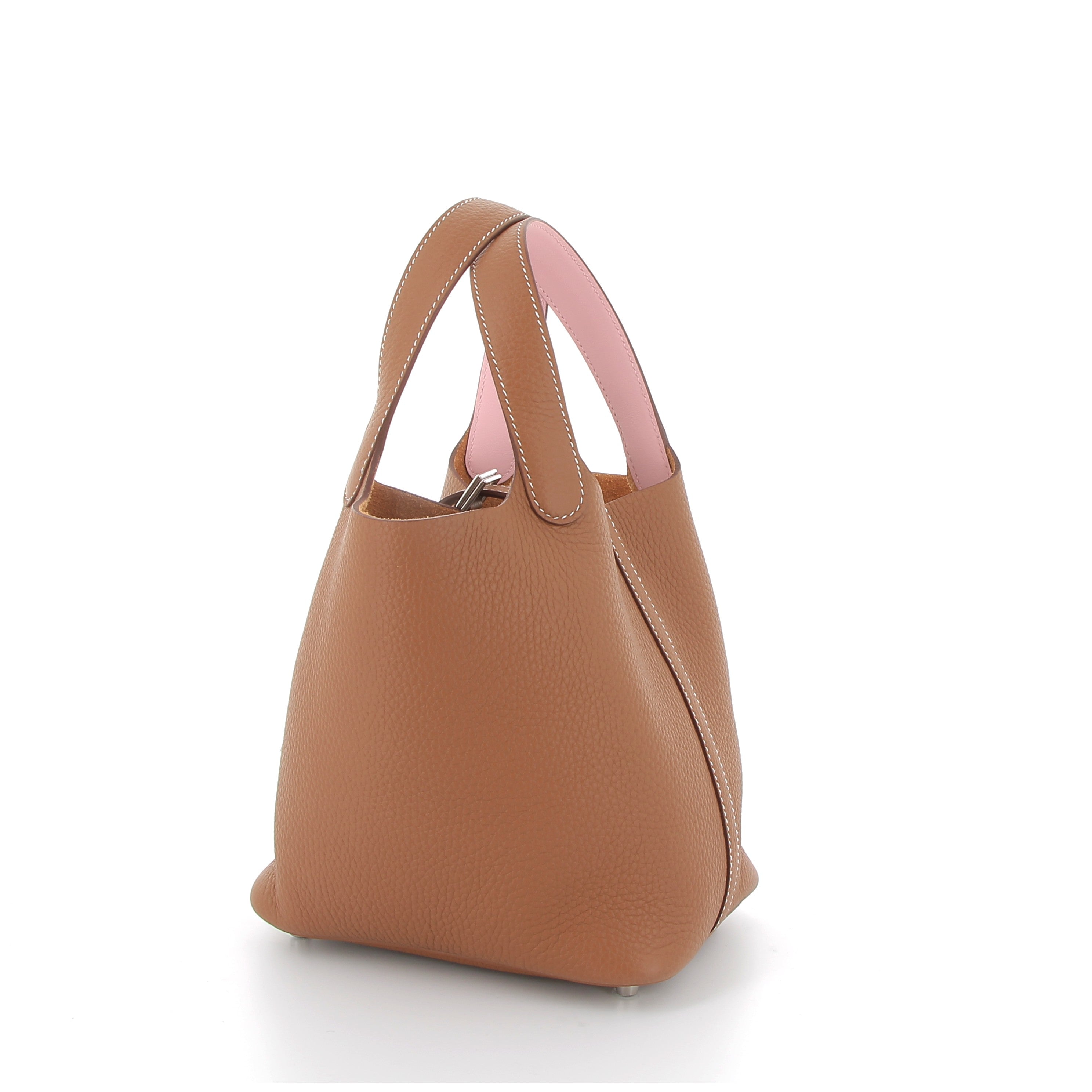 HERMES Picotin Lock 18 Taurillon Clemence Finition Palladié