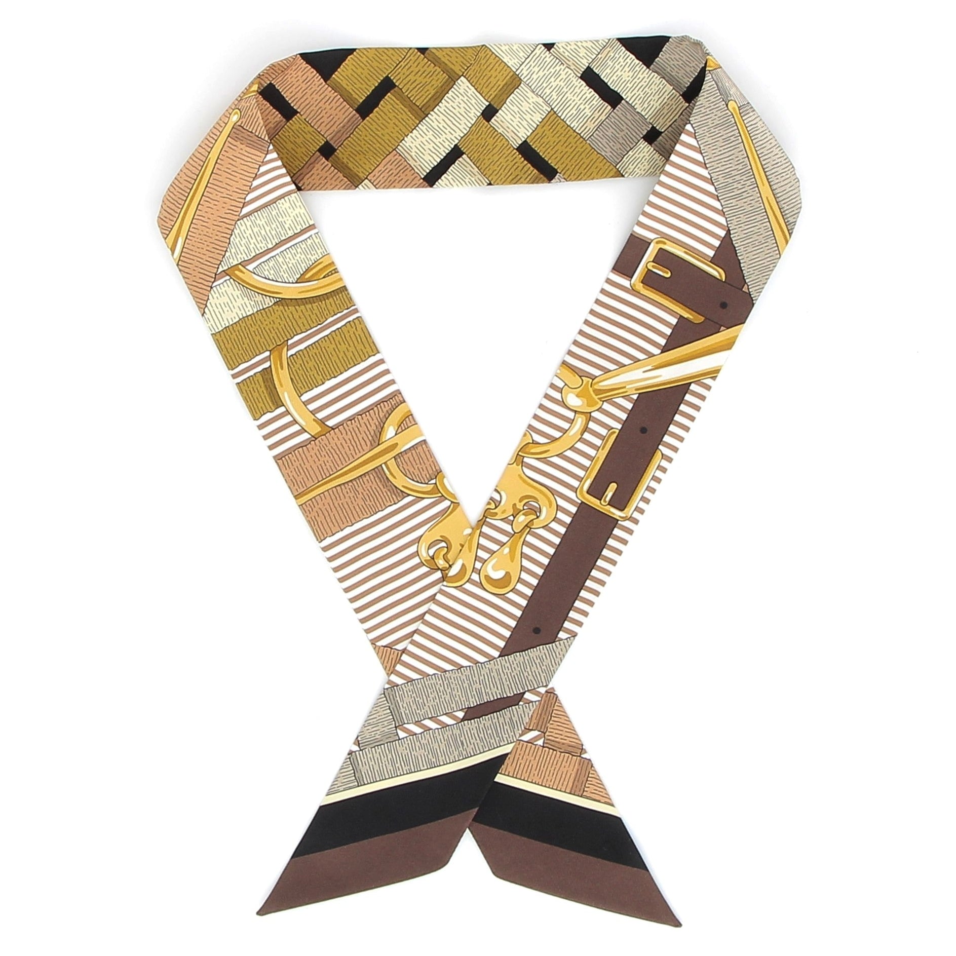 HERMES Twilly En Soie