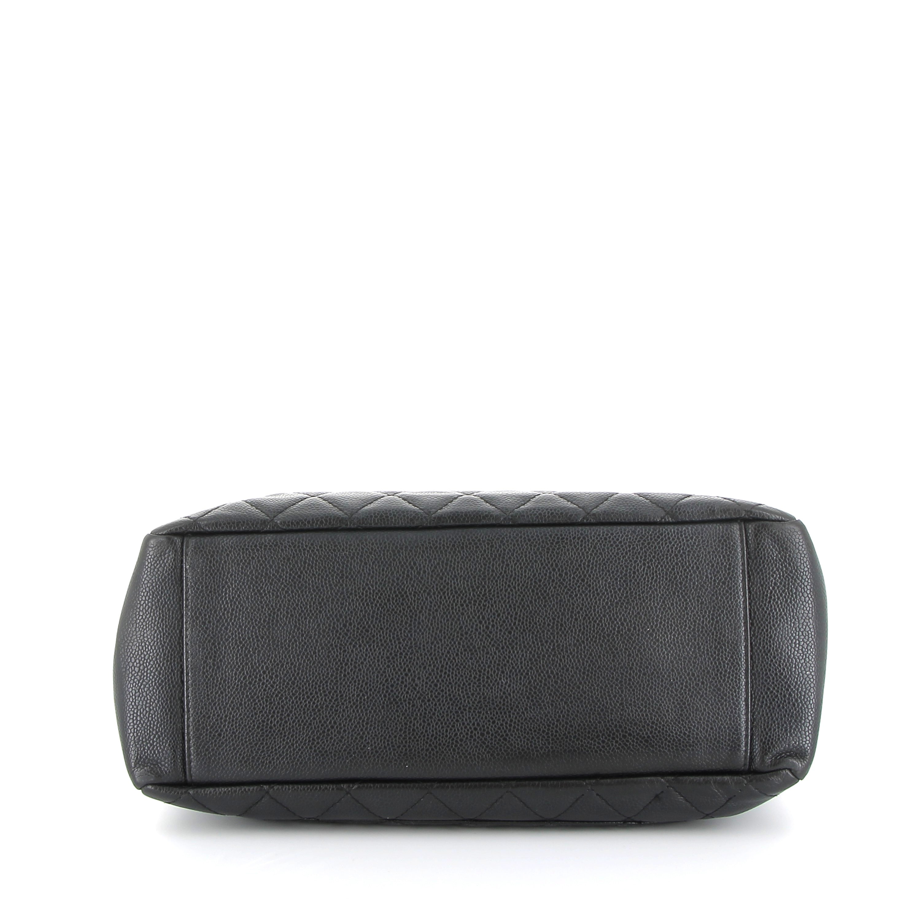 CHANEL Cabas Grand Shopping Noir en Cuir