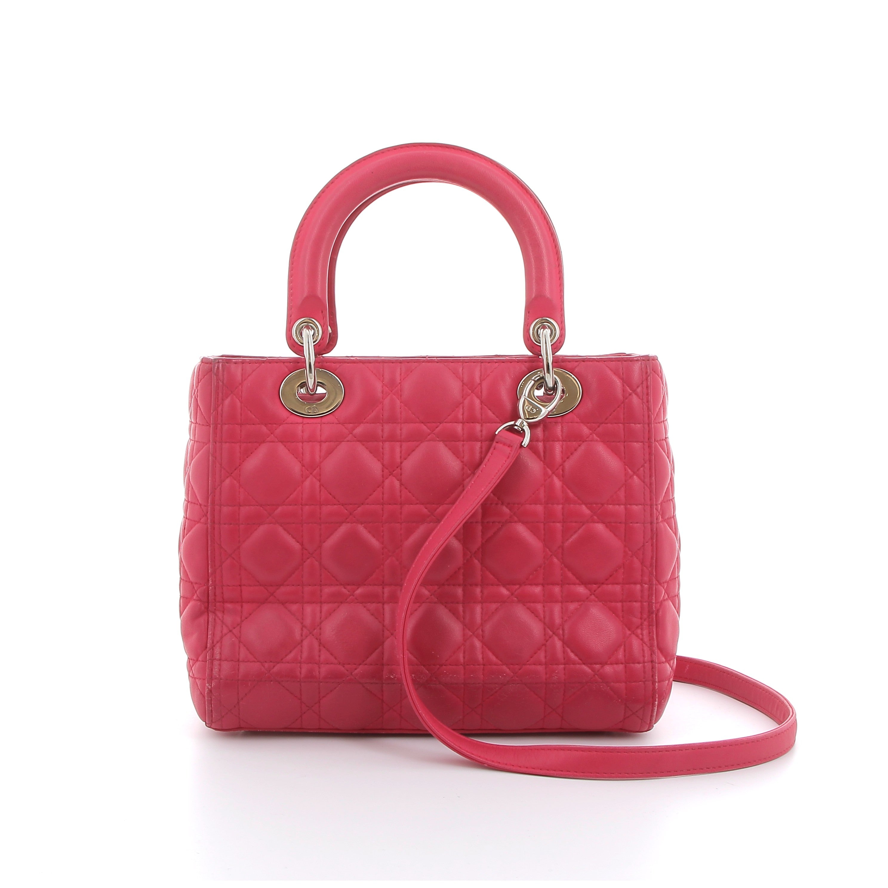 DIOR Lady Dior Moyen Modèle Rose