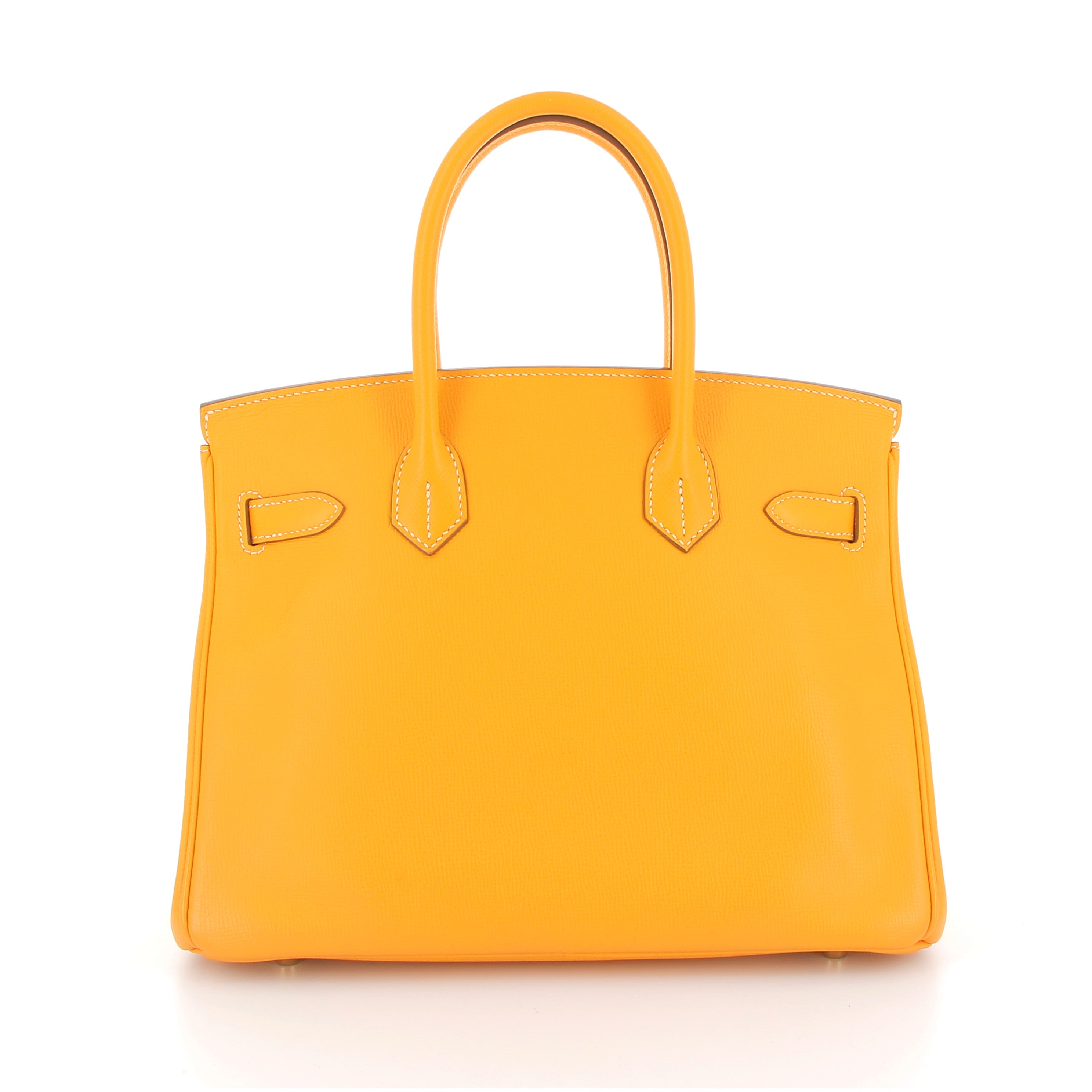 HERMES Preowned Birkin 30 Soleil Epsom Finition Or Jaune