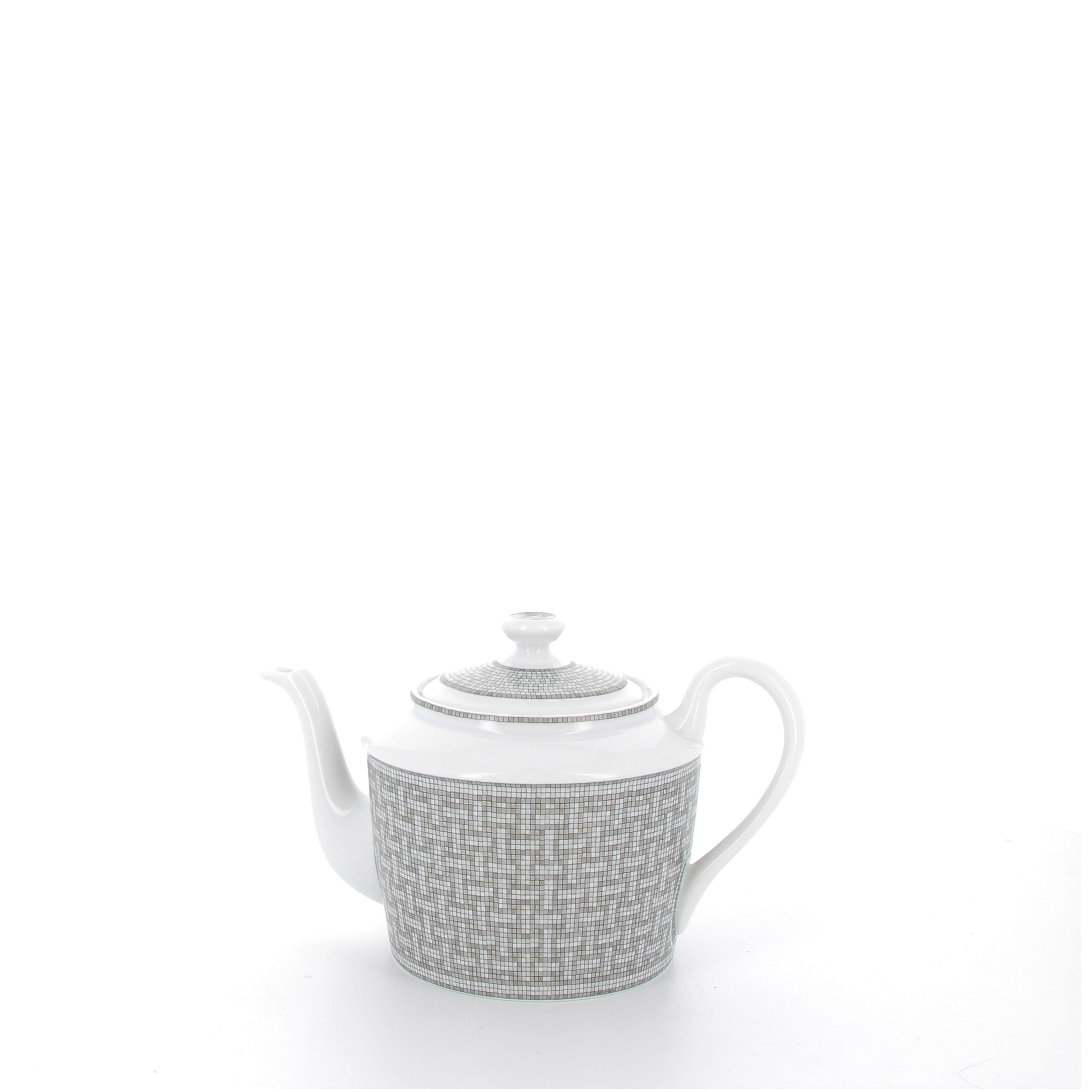 HERMES Théière Mosaïque 24 Platine