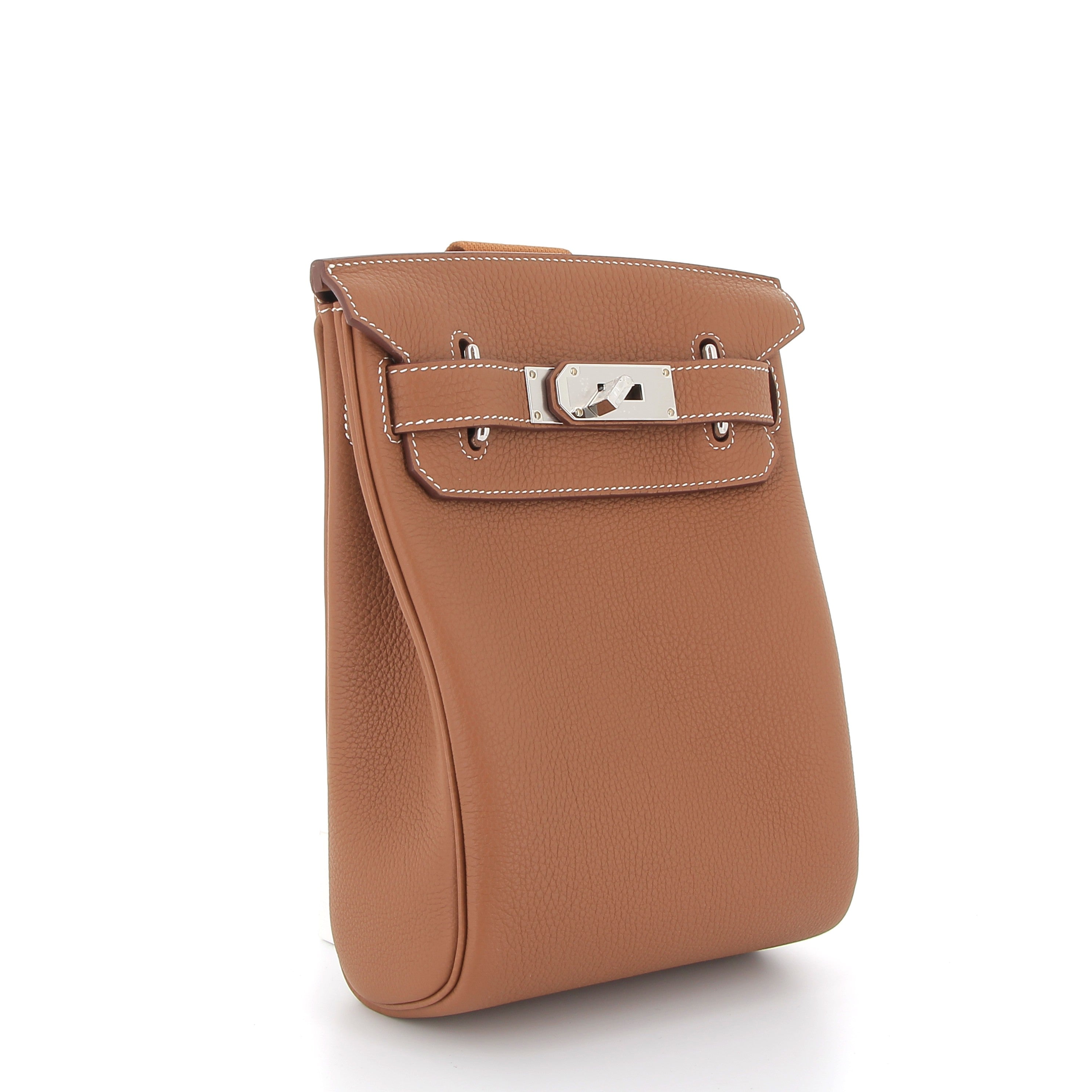 HERMES HAC A DOS GOLD CUIR BARENIA FINITION PALLADIÉ