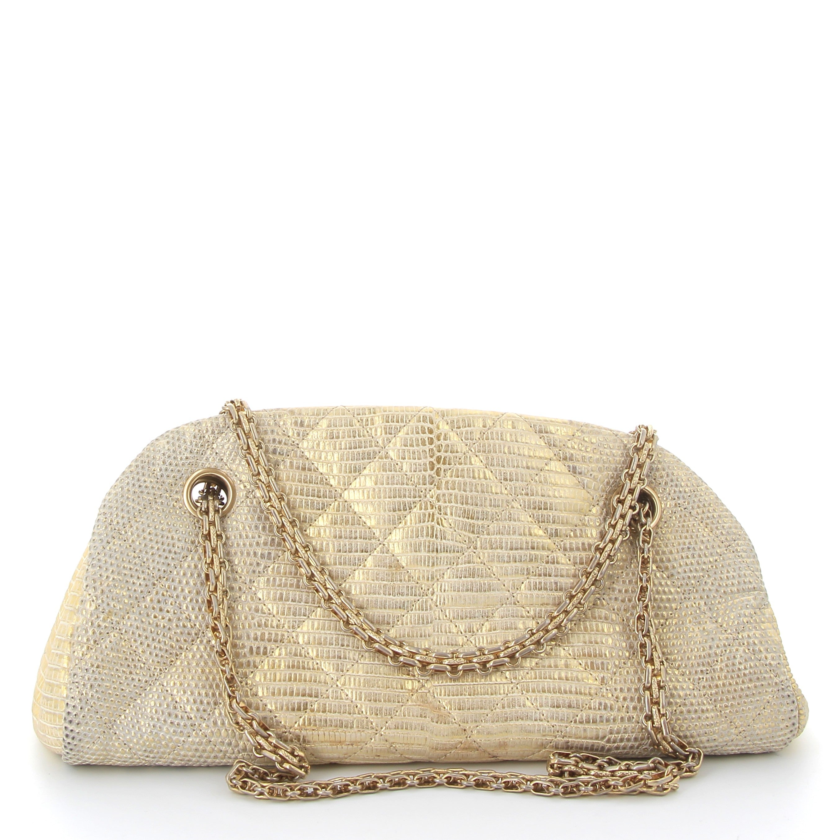 CHANEL Sac à Main Mademoiselle Cuir Lézard