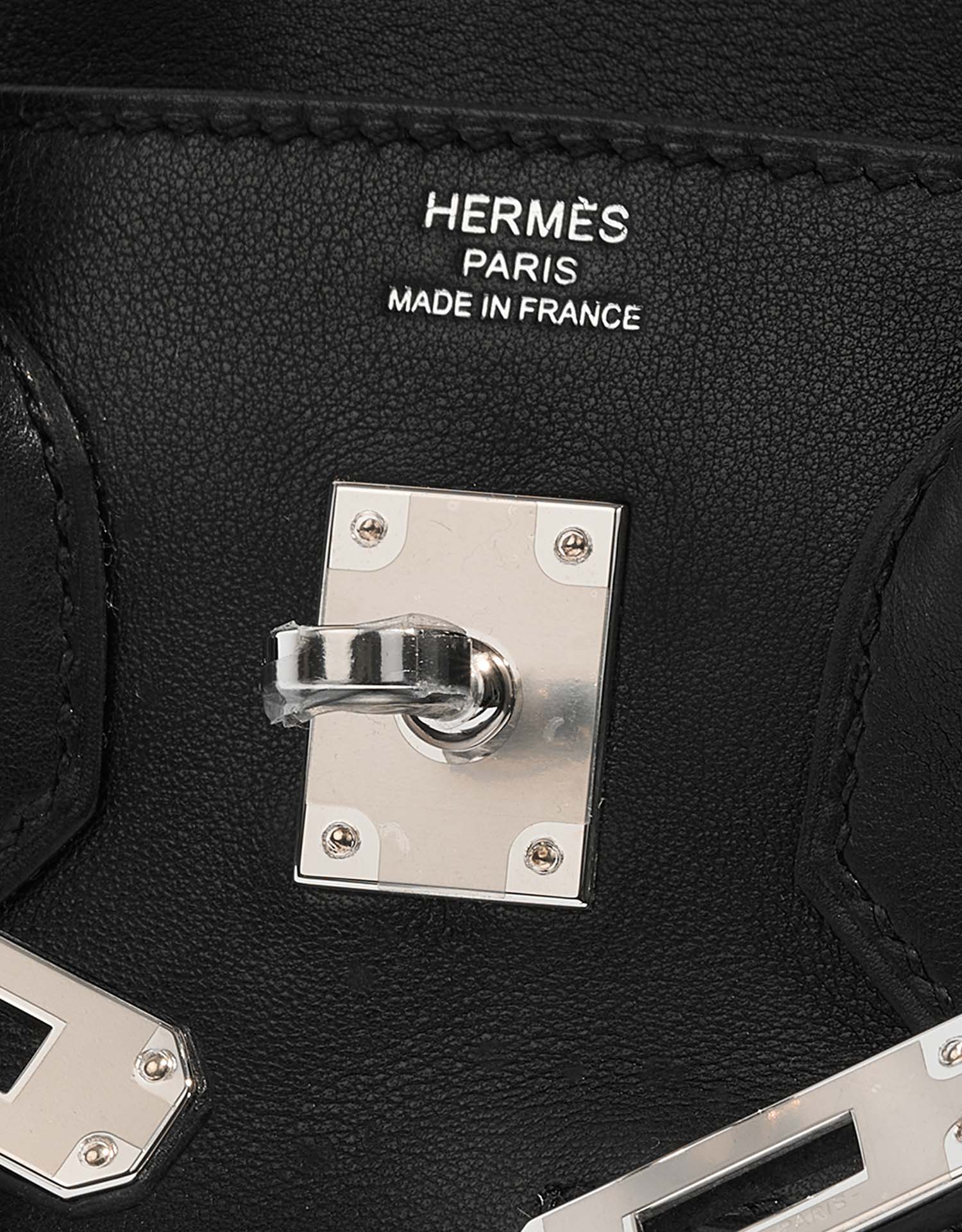 HERMÈS Birkin 25 The Rock Calf Volupto Black