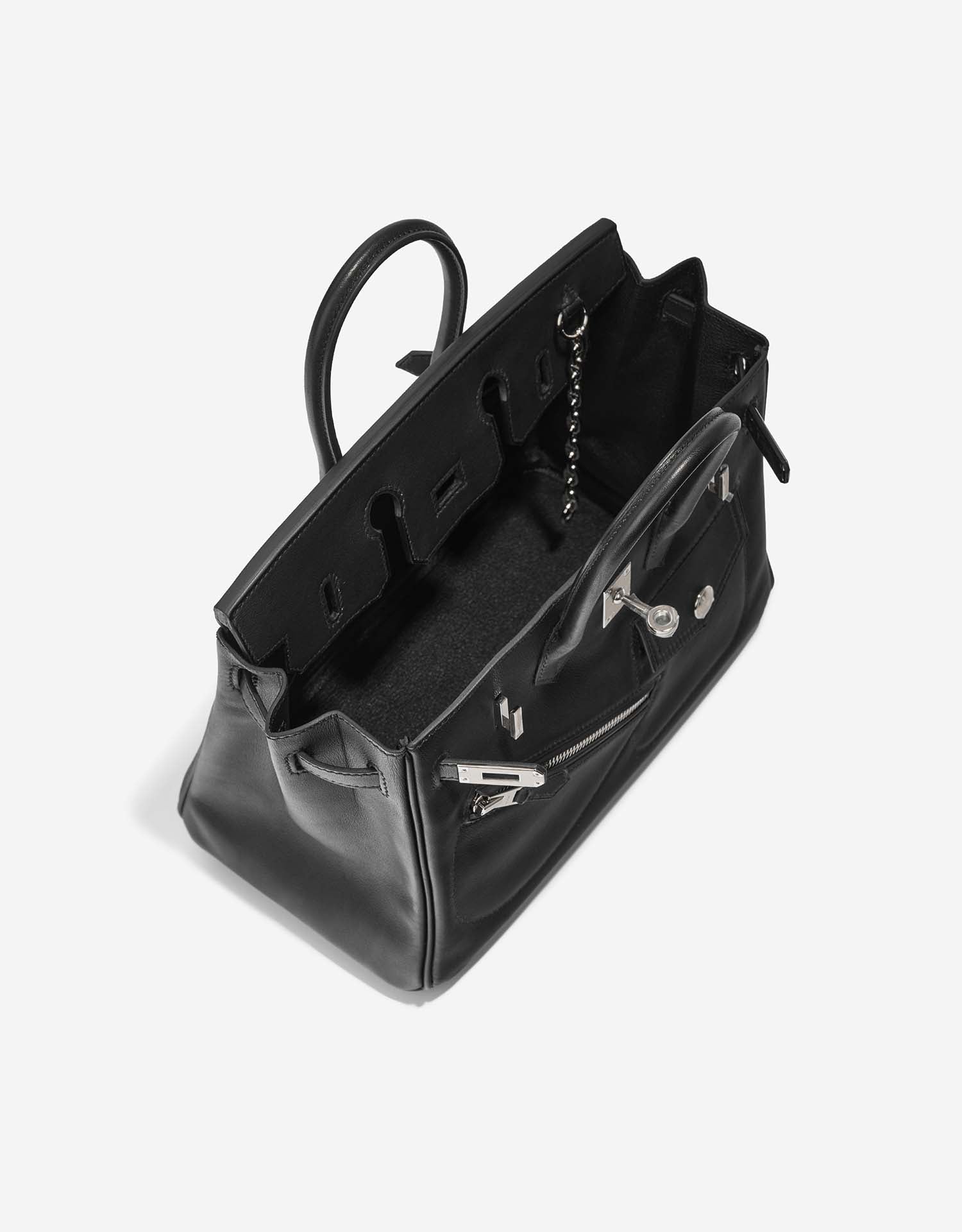 HERMÈS Birkin 25 The Rock Calf Volupto Black