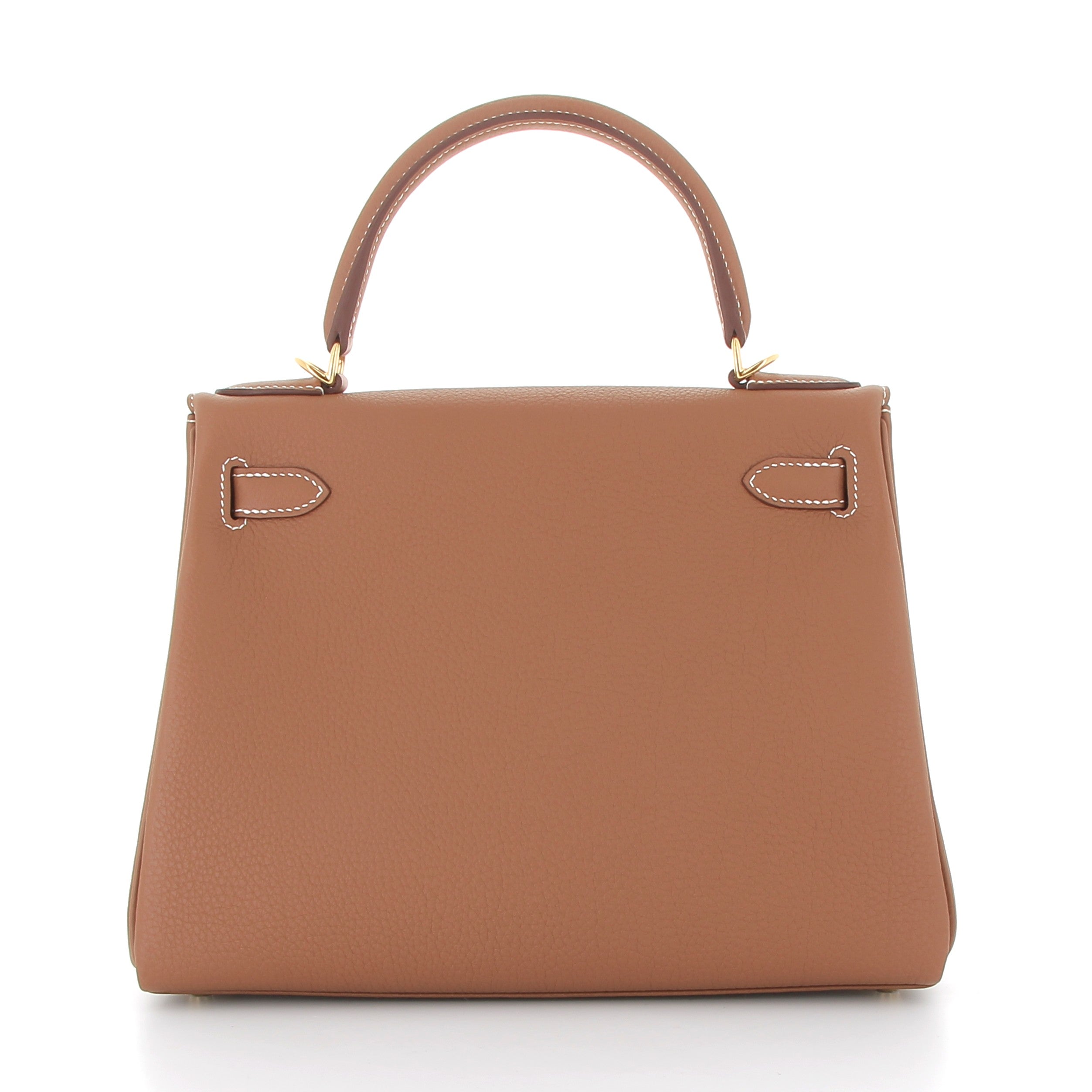 HERMÈS Kelly 28 Gold Togo Leather Gold Hardware (Yellow Gold)