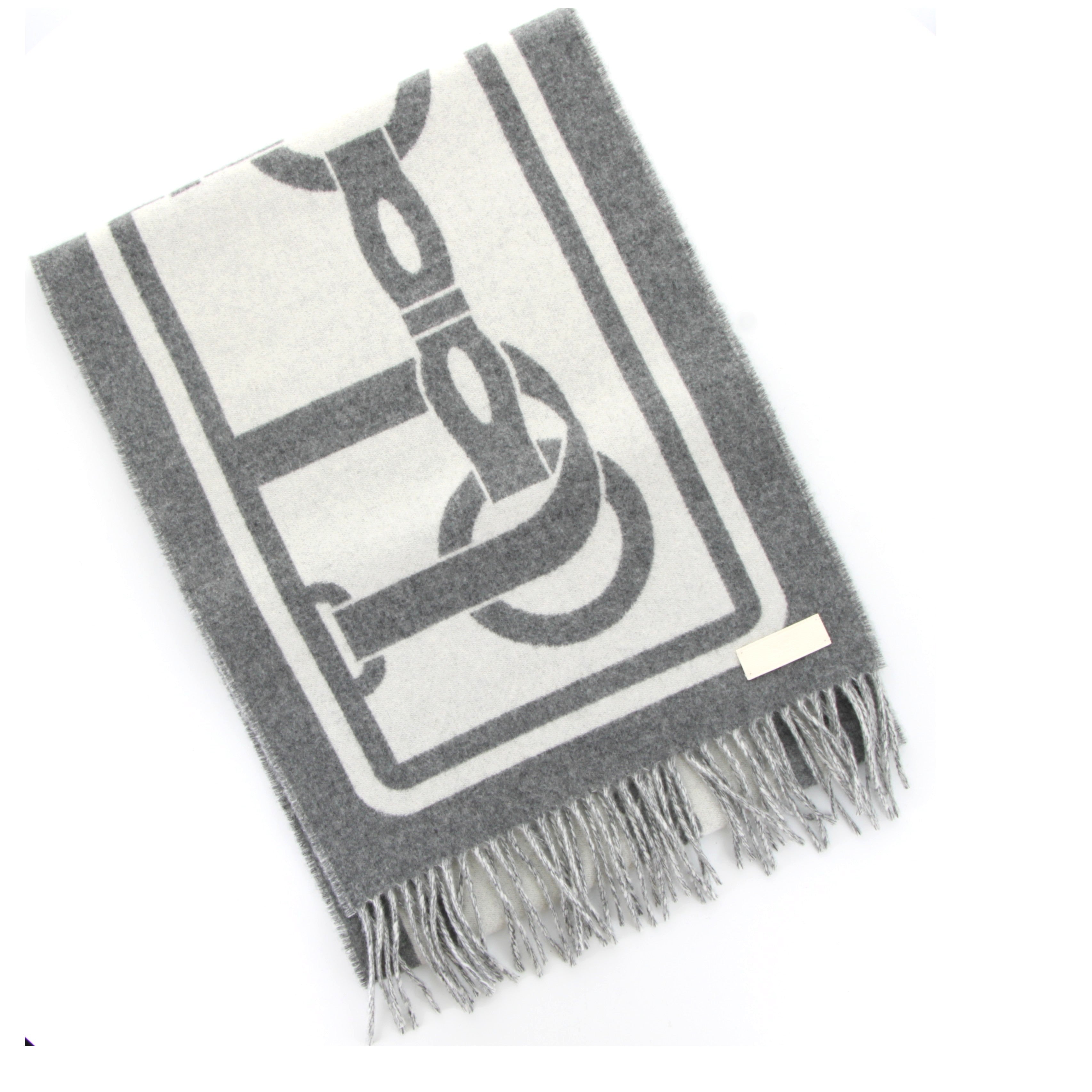 HERMES Echarpe Mors a Jouets Cachemire