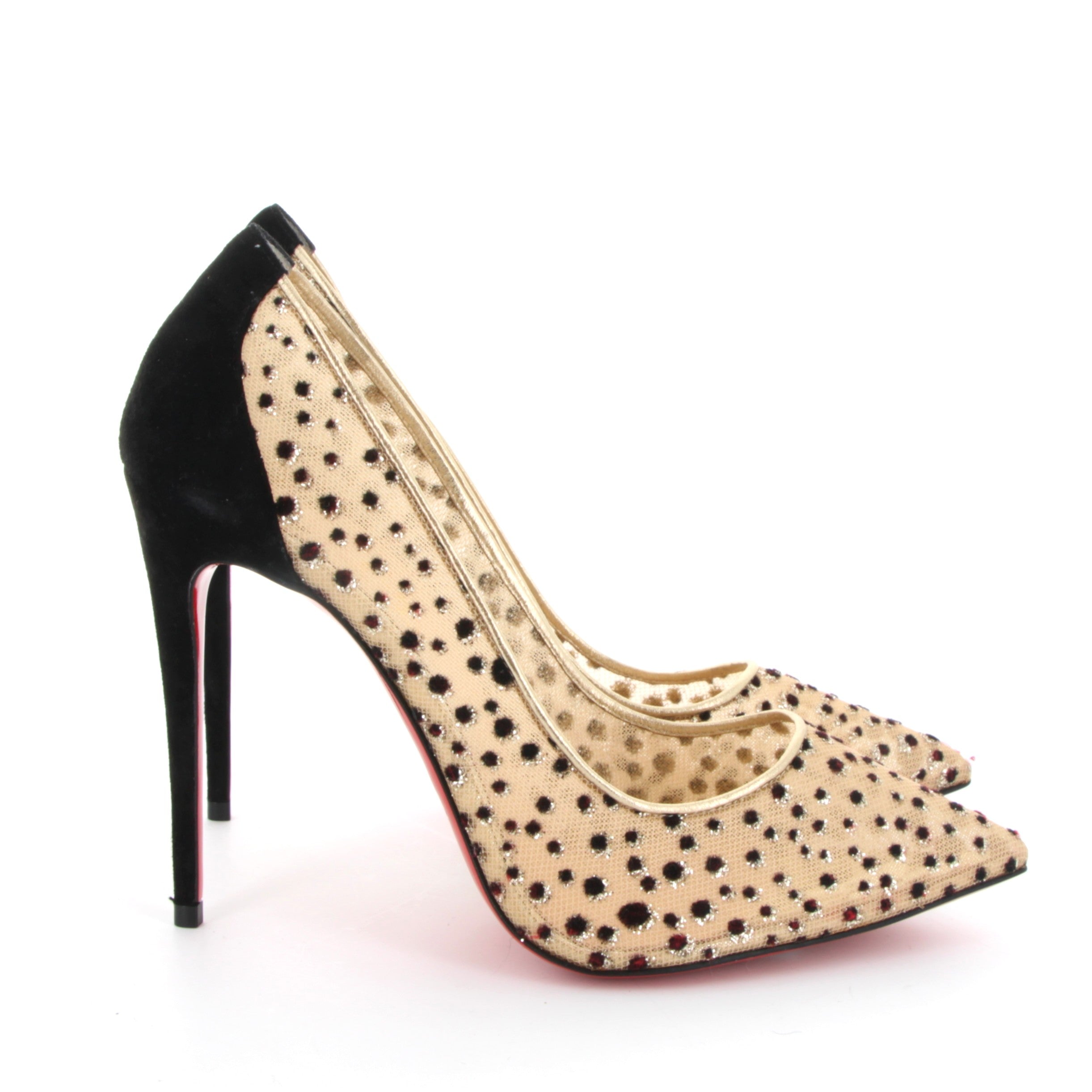 CHRISTIAN LOUBOUTIN Follies Strass Escarpins