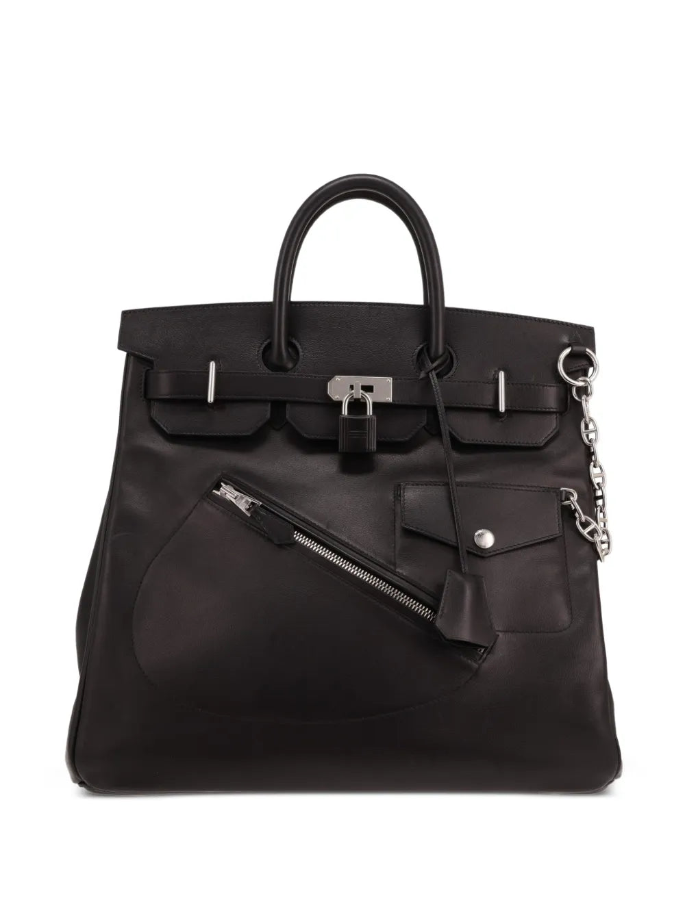 HERMÈS HAC ROCK BIRKIN 40 VOLUPTO NOIR ÉDITION LIMITÉE FINITION PALLADIÉE