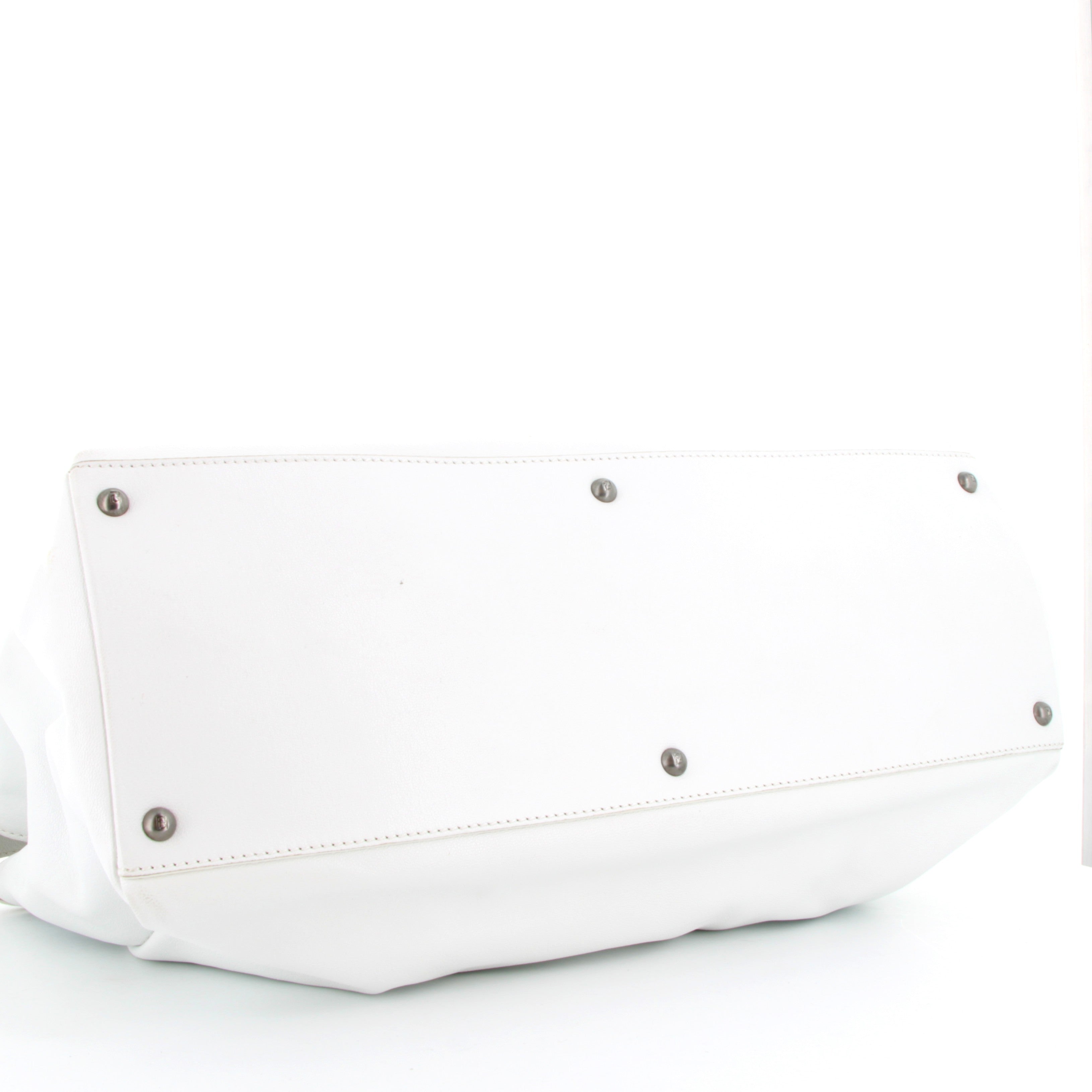 FENDI Peekaboo White Finition Or