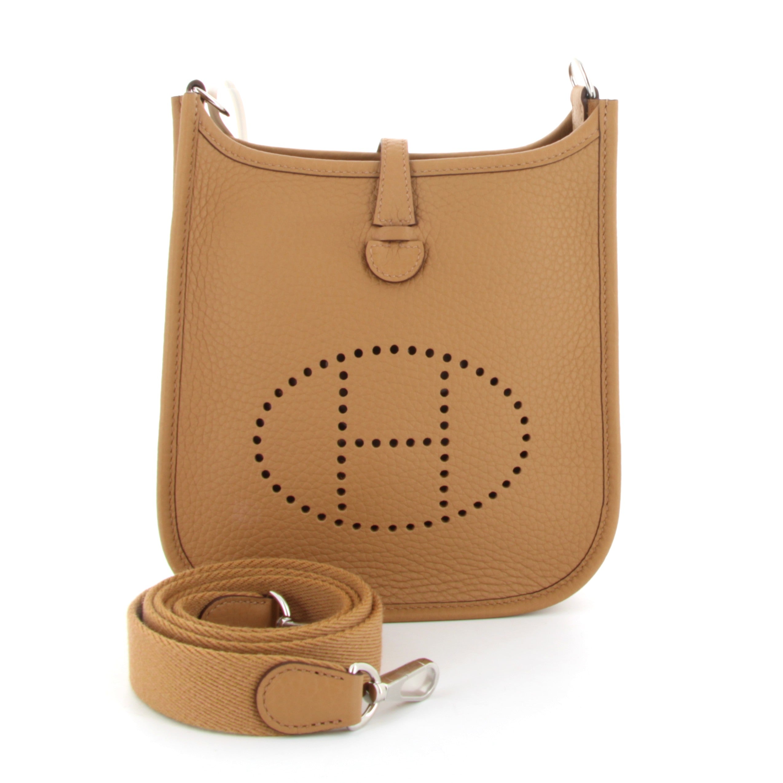 HERMÈS Mini Evelyne Finition Palladié