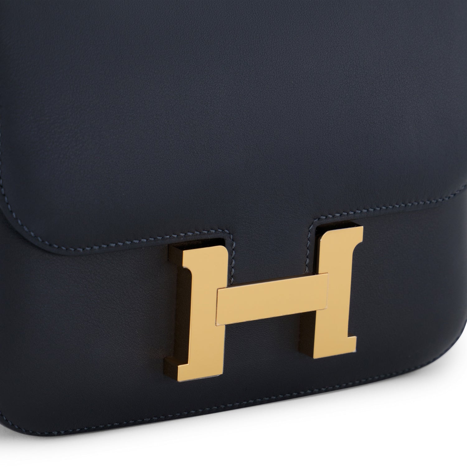 HERMES Constance 18 Caban Swift Finition Or Jaune