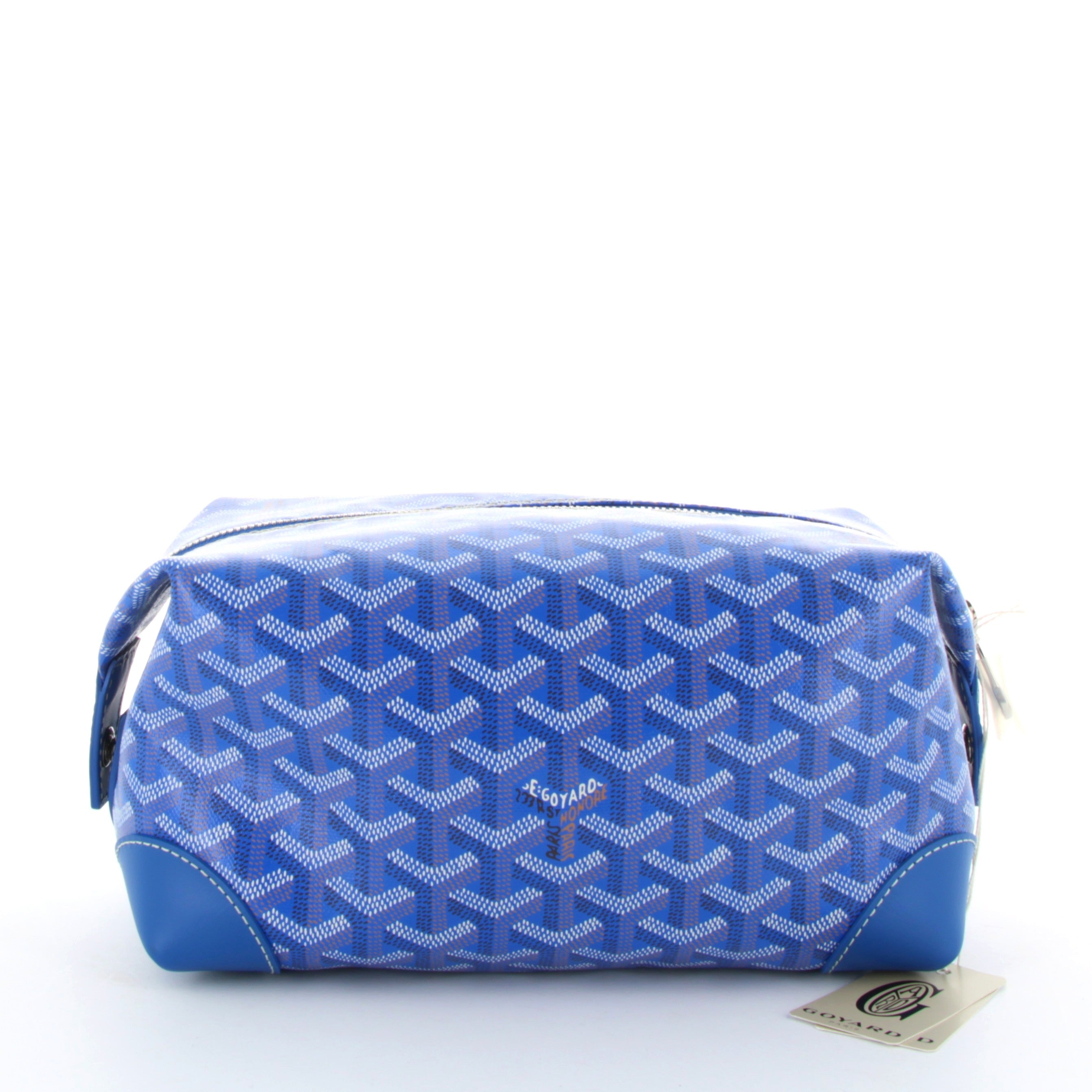 GOYARD BOWLING 25 TROUSSE DE TOILETTE BLEU
