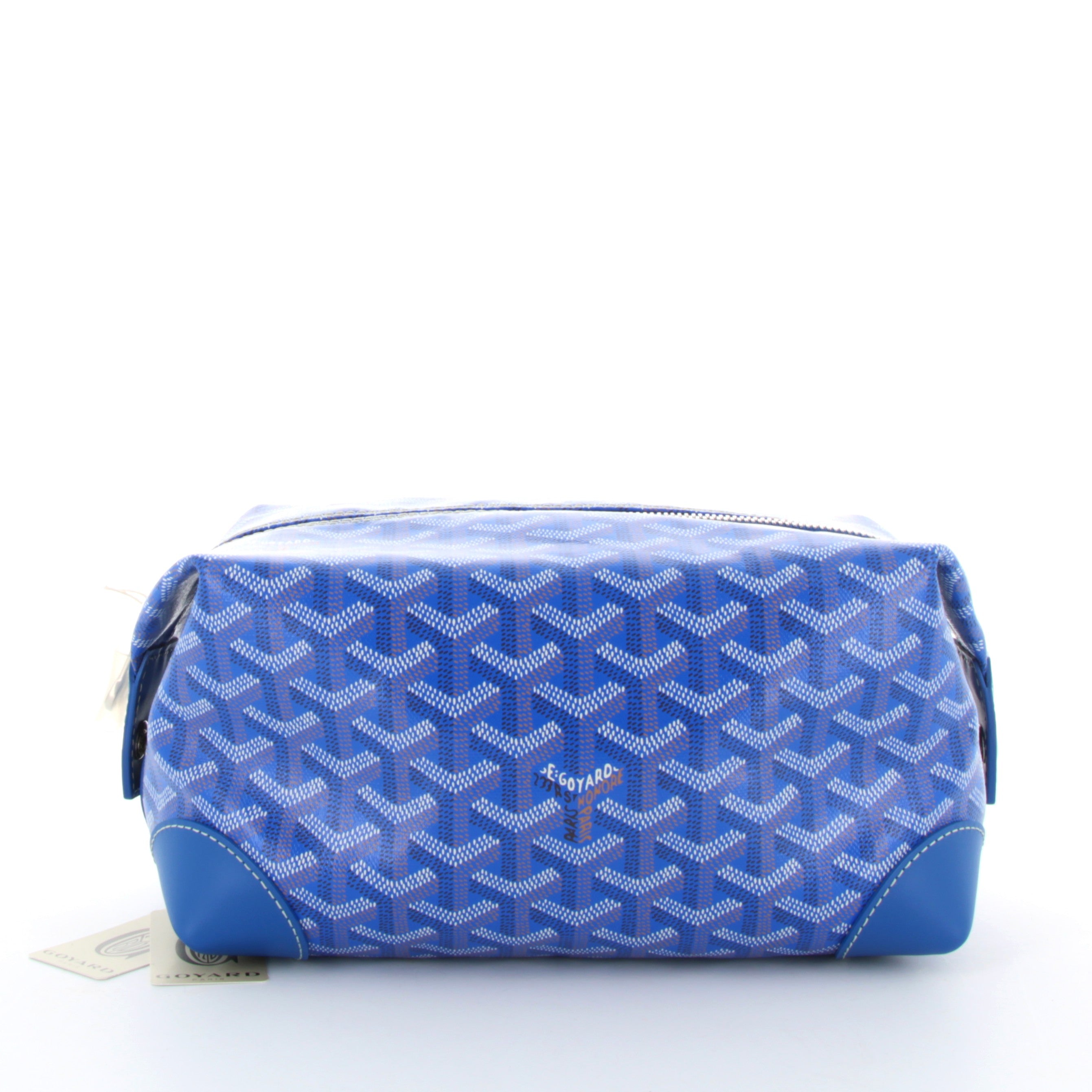 GOYARD BOWLING 25 TROUSSE DE TOILETTE BLEU