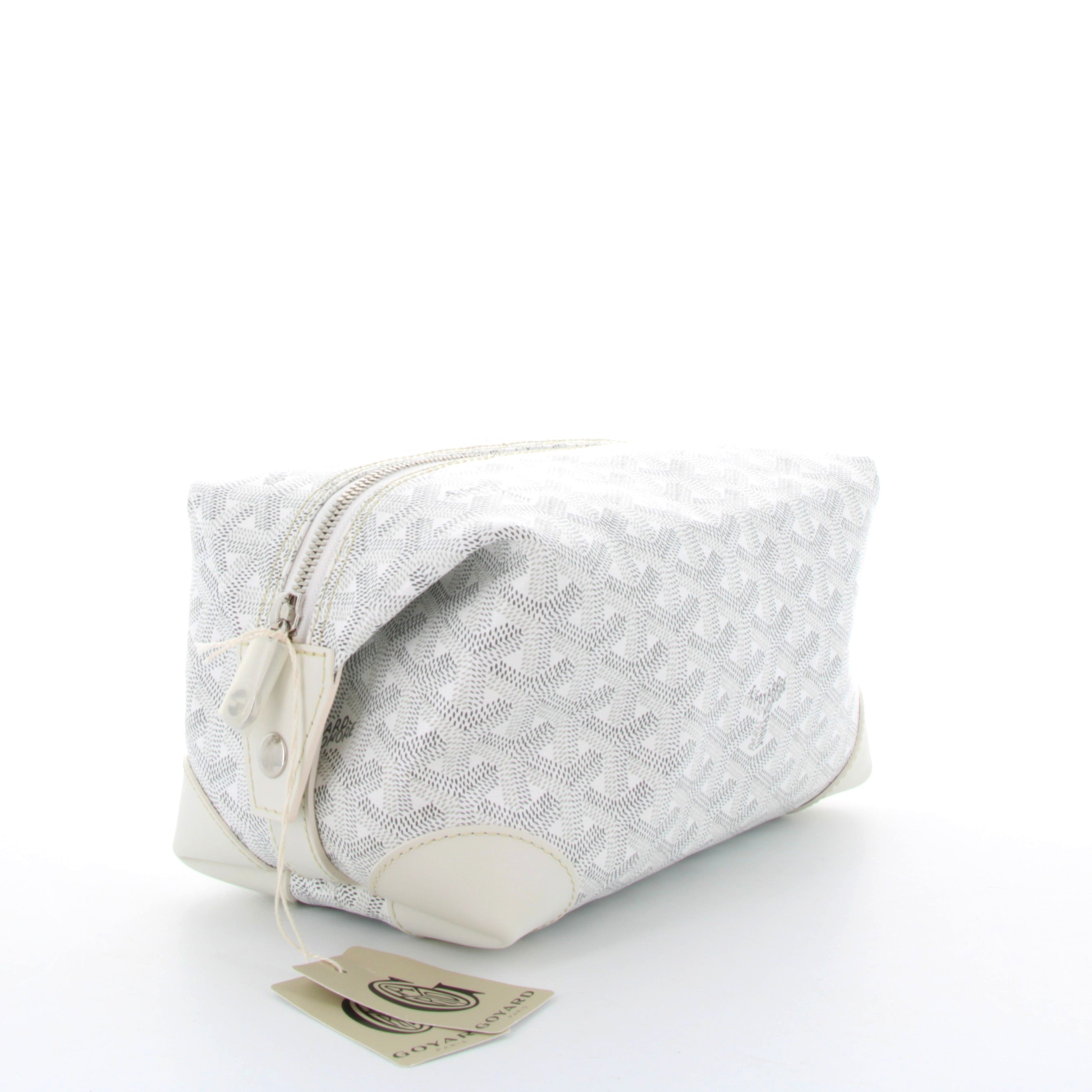 GOYARD BOWLING 25 TROUSSE DE TOILETTE BLANC