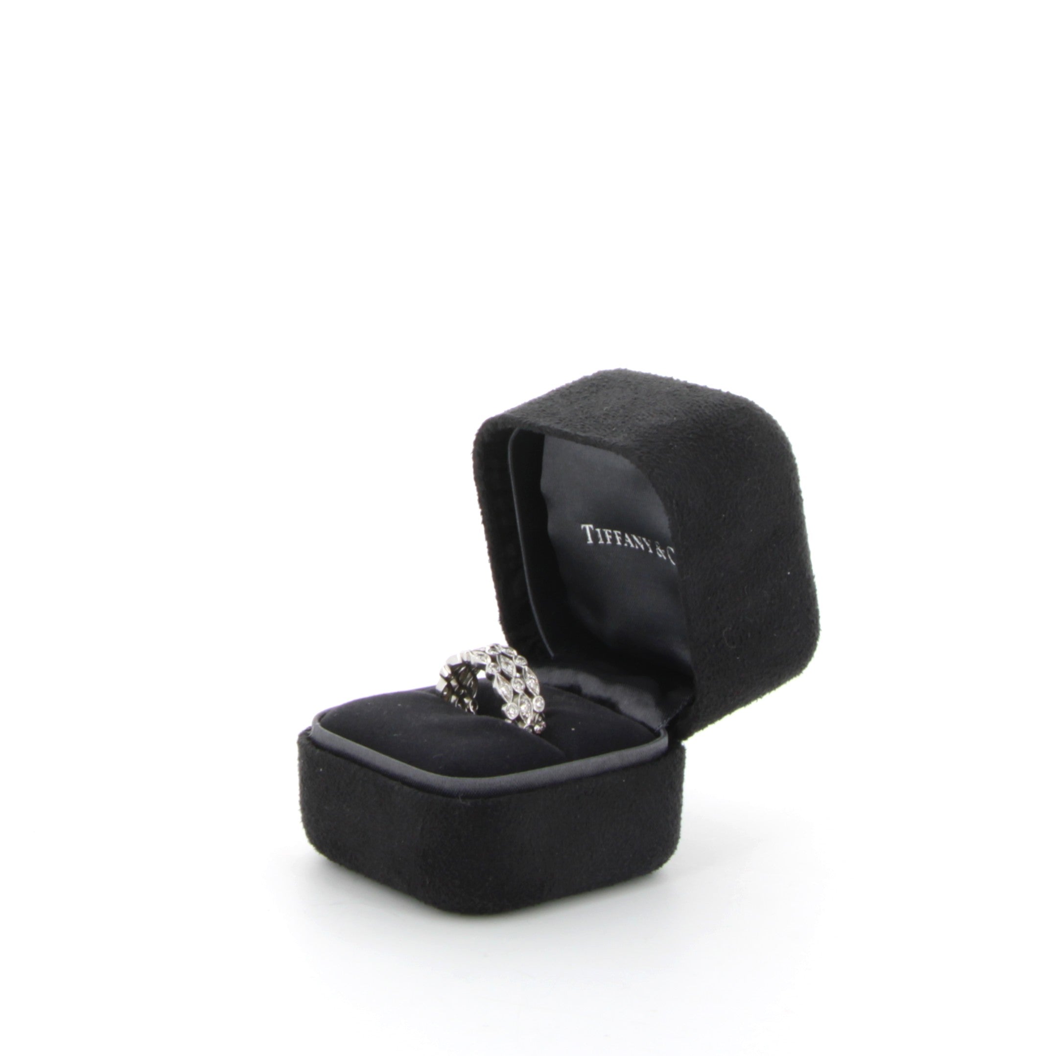 TIFFANY & CO BAGUE JAZZ EN PLATINE ET DIAMANTS