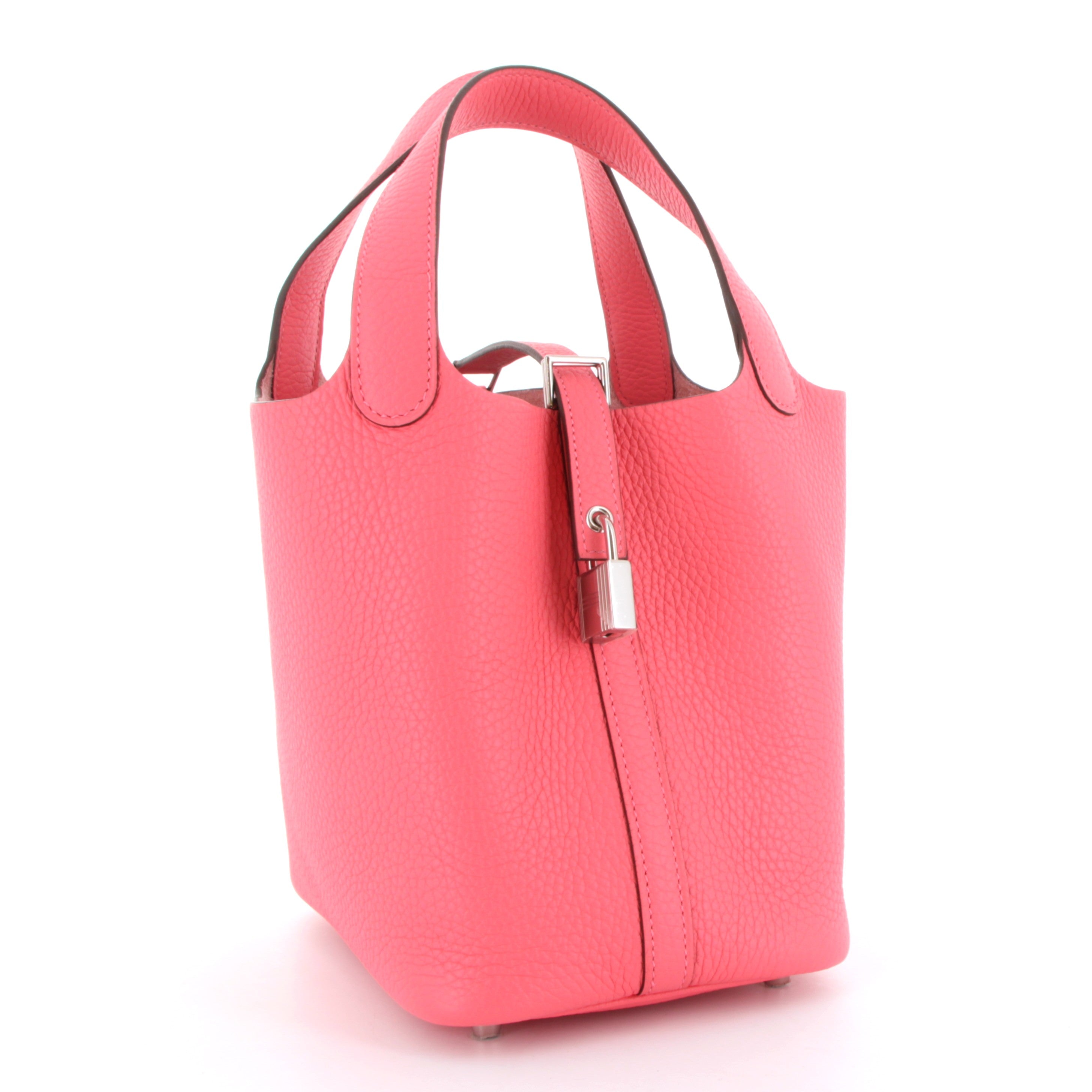 HERMES PICOTIN 18 ROSE AZALEE PHW