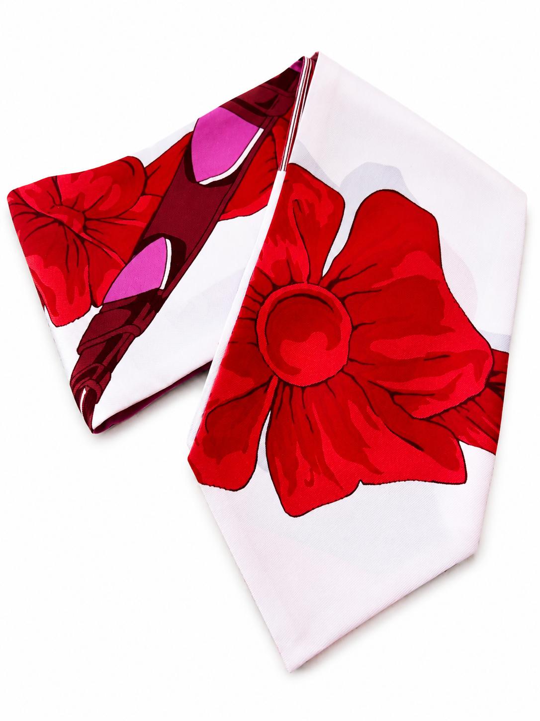 HERMES Foulard Twilly Rose Grand Occasion