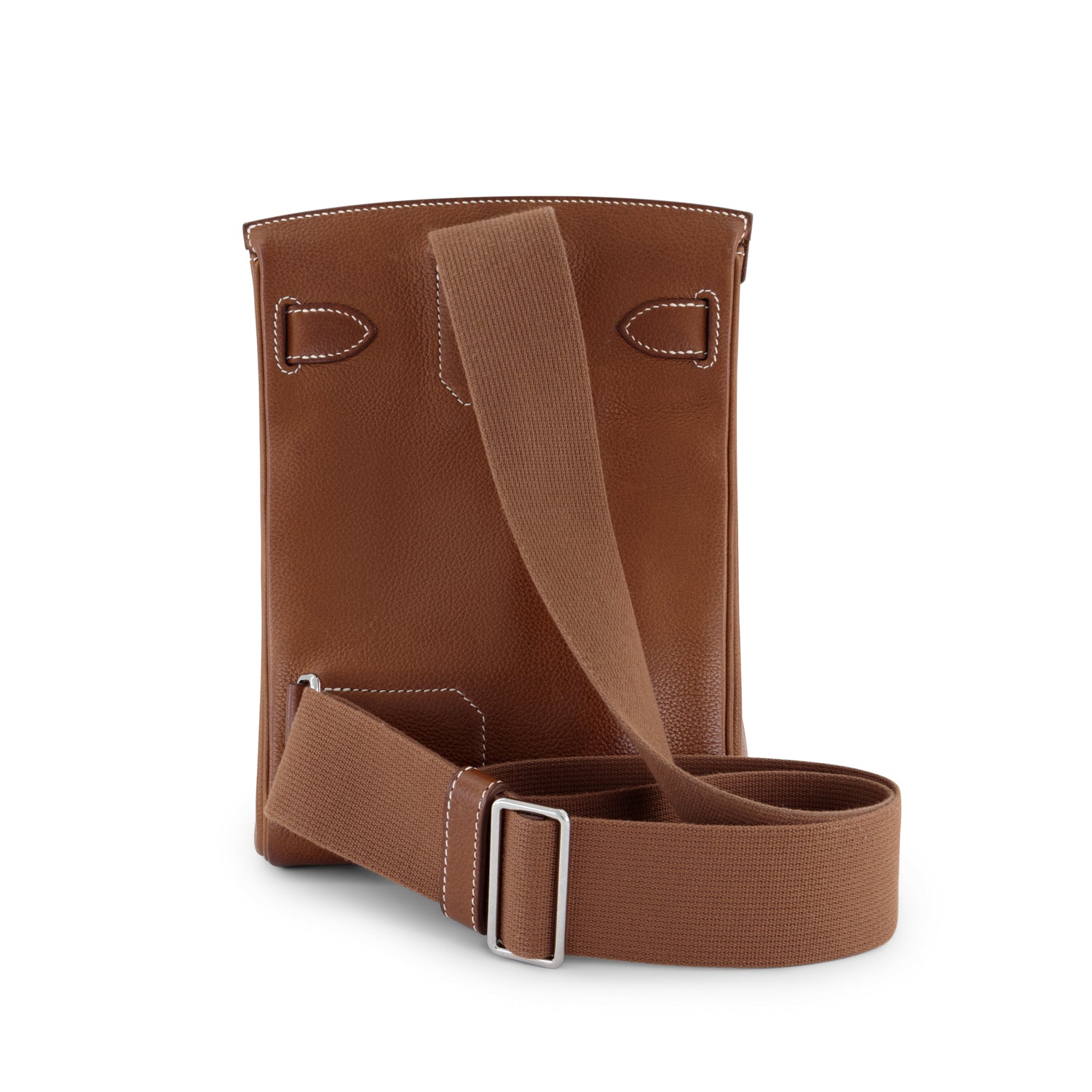 HERMES Hac à Dos Fauve Barenia Finition Palladié