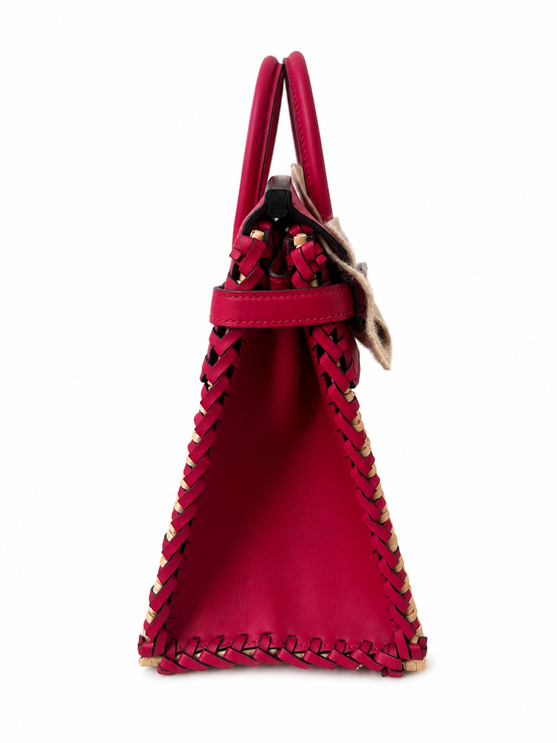 BIRKIN 25 PICNIC FRAMBOISE SWIFT FINITION PALADILLÉ