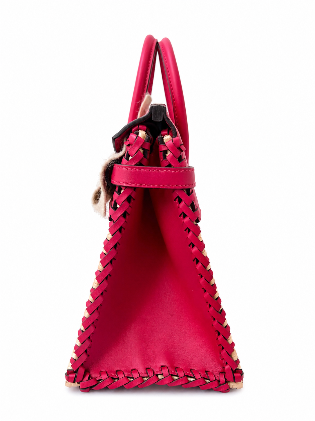 BIRKIN 25 PICNIC FRAMBOISE SWIFT FINITION PALADILLÉ