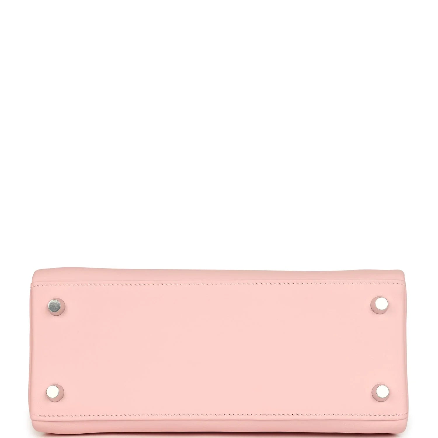 HERMES Kelly 25 Rose Sakura Cuir Swift Finition Palladié