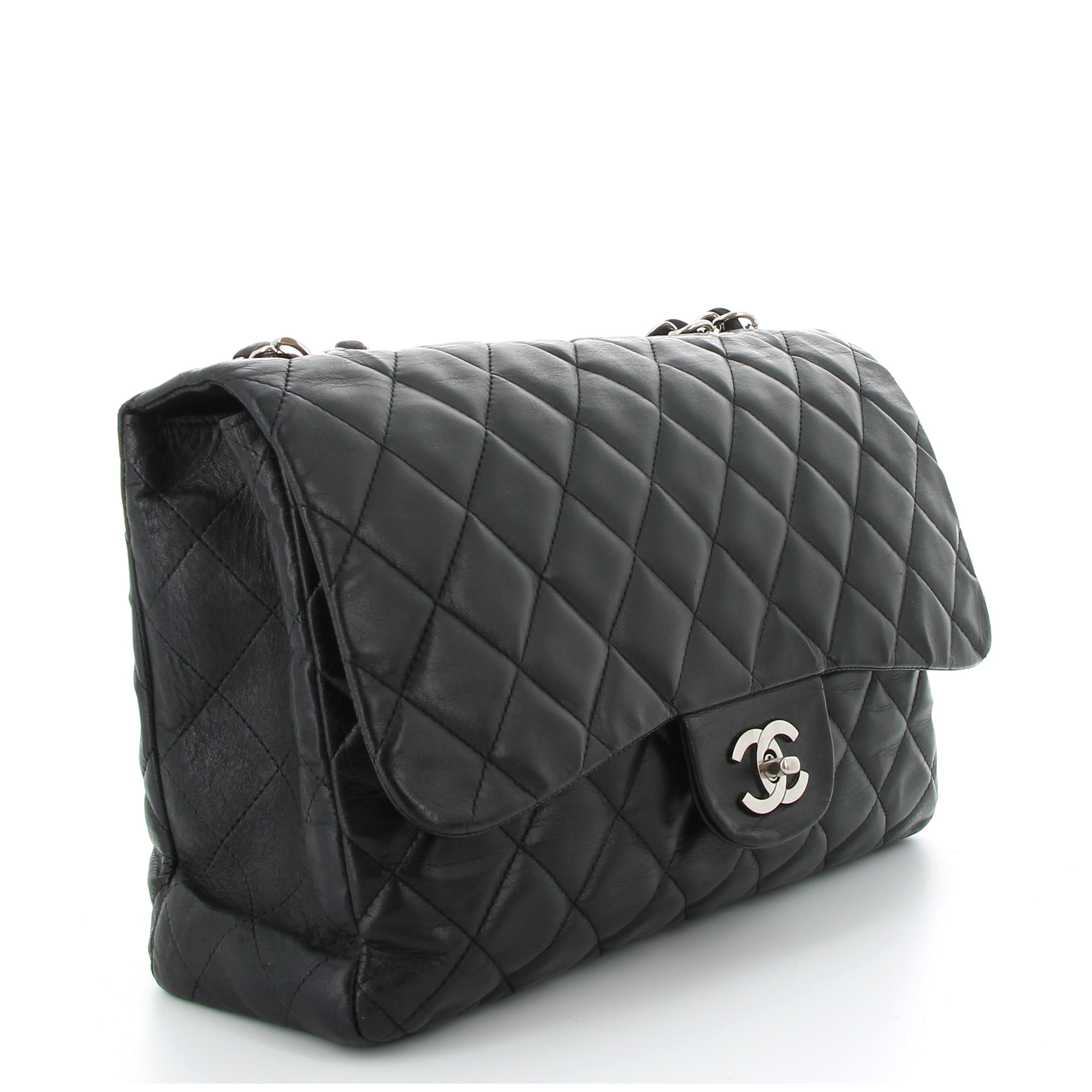 Chanel Timeless Classique Medium Noir Finition Palladié