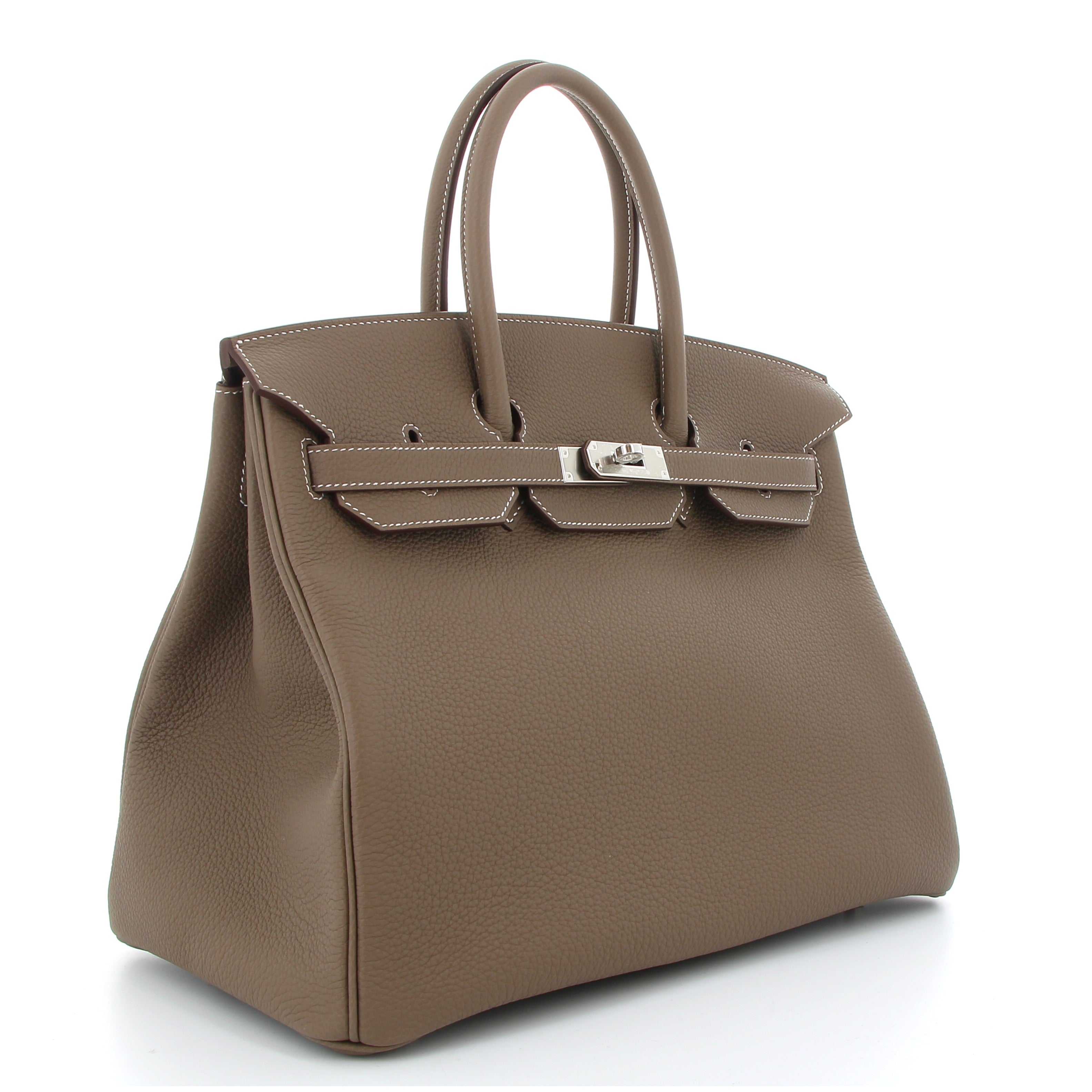 Hermes Birkin 35 Etoupe Togo Finition Paladié