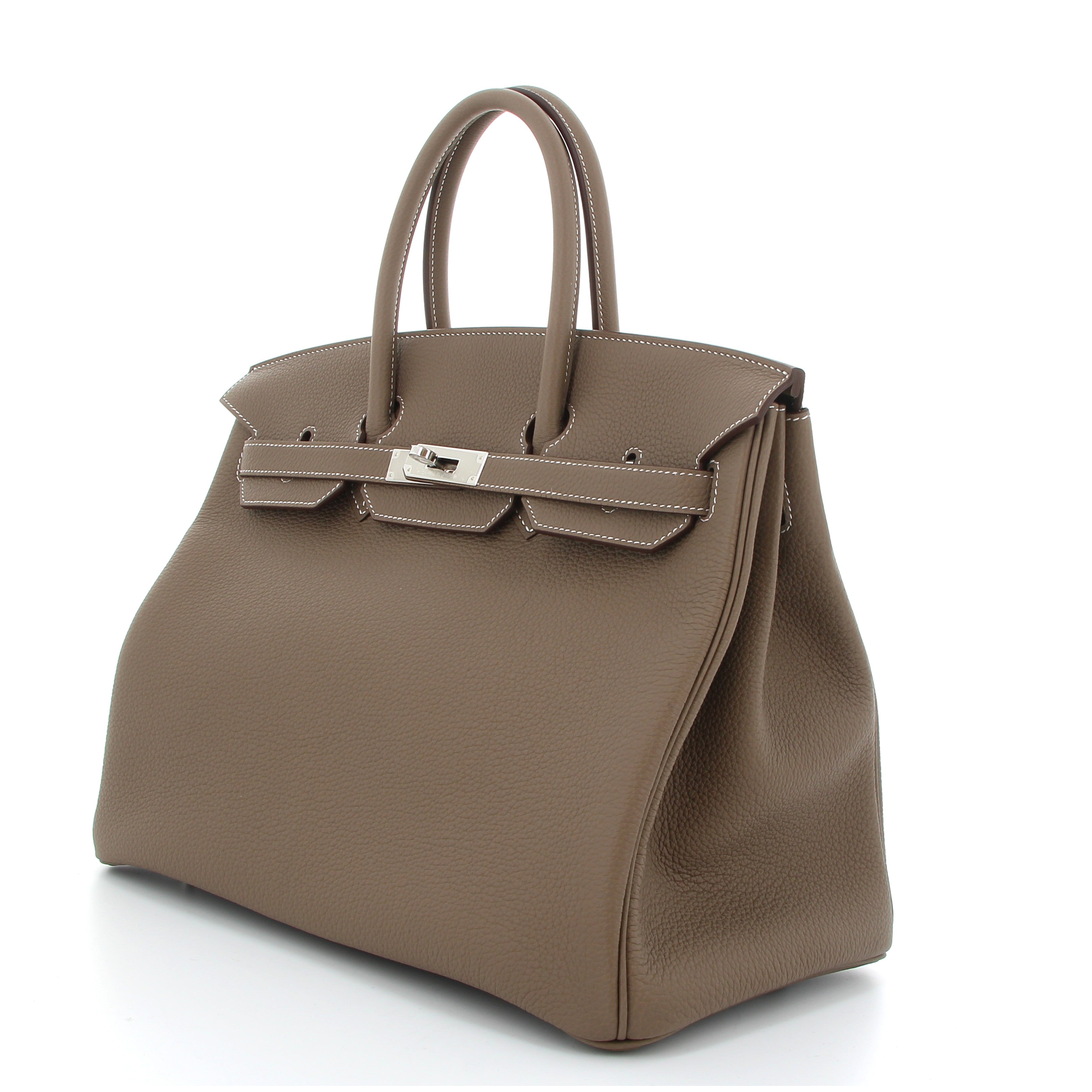 Hermes Birkin 35 Etoupe Togo Finition Paladié