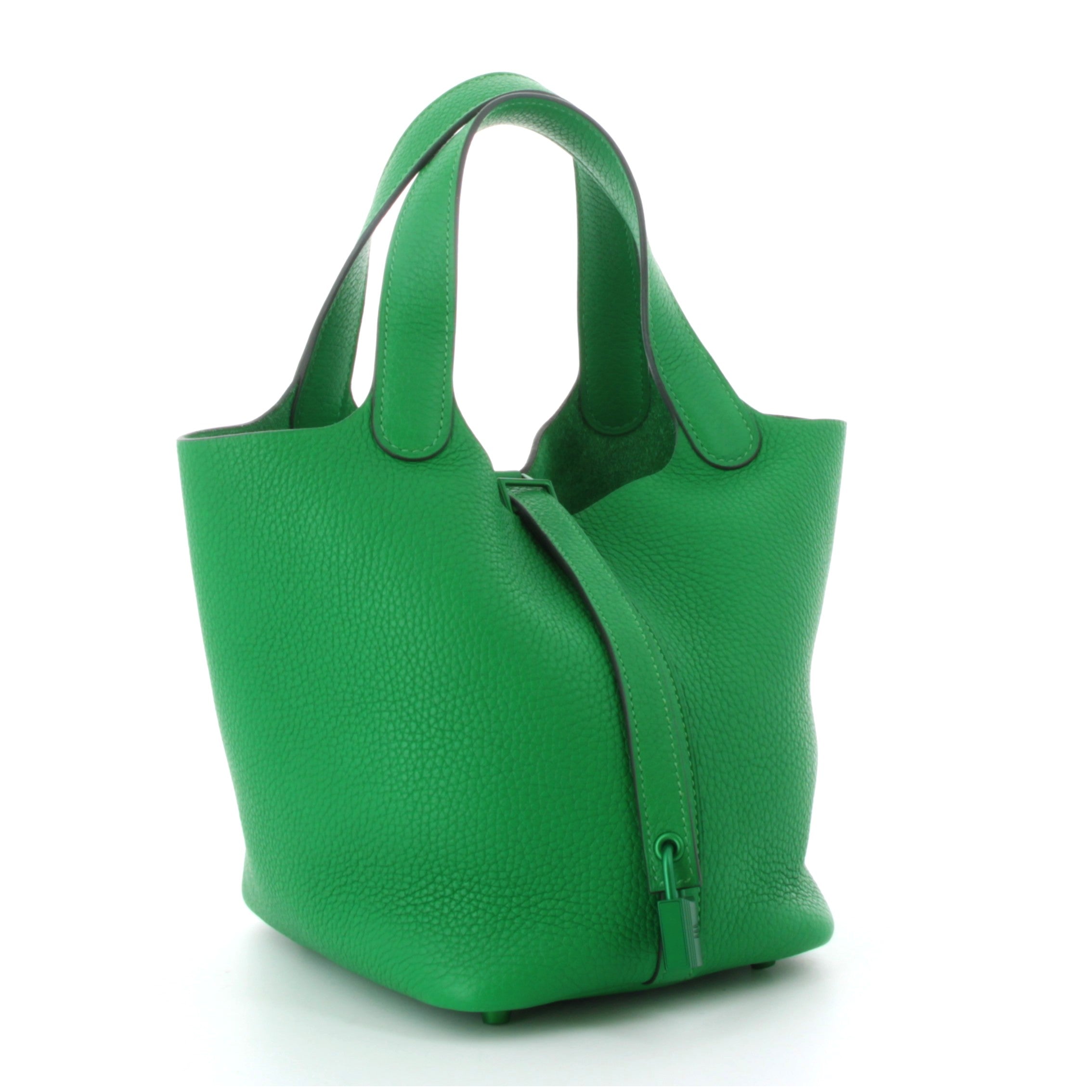 HERMÈS PICOTIN 18 BAMBOU TAURILLON CLÉMENCE