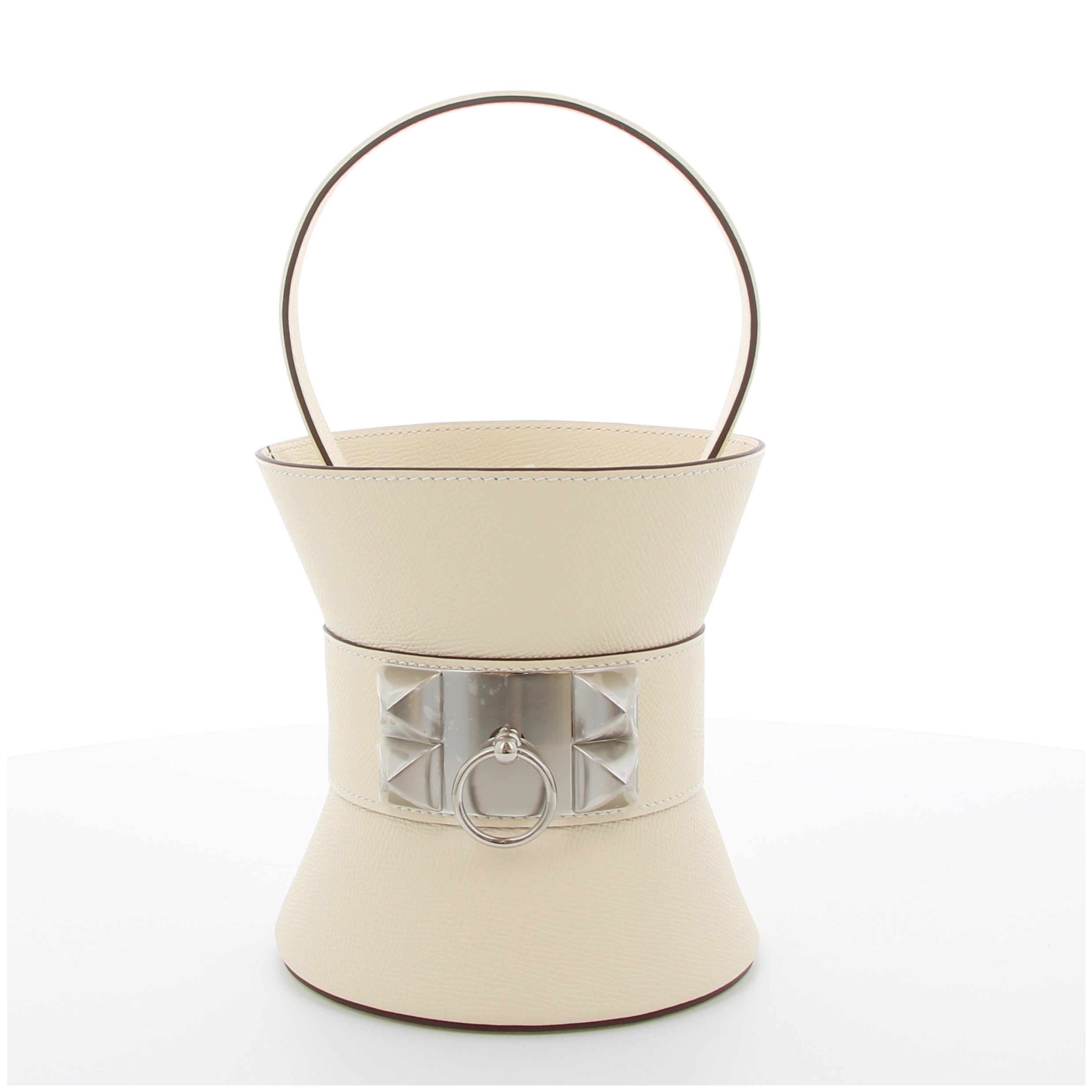 HERMÈS MINI MÉDOR NATA FINITION PALLADIÉE