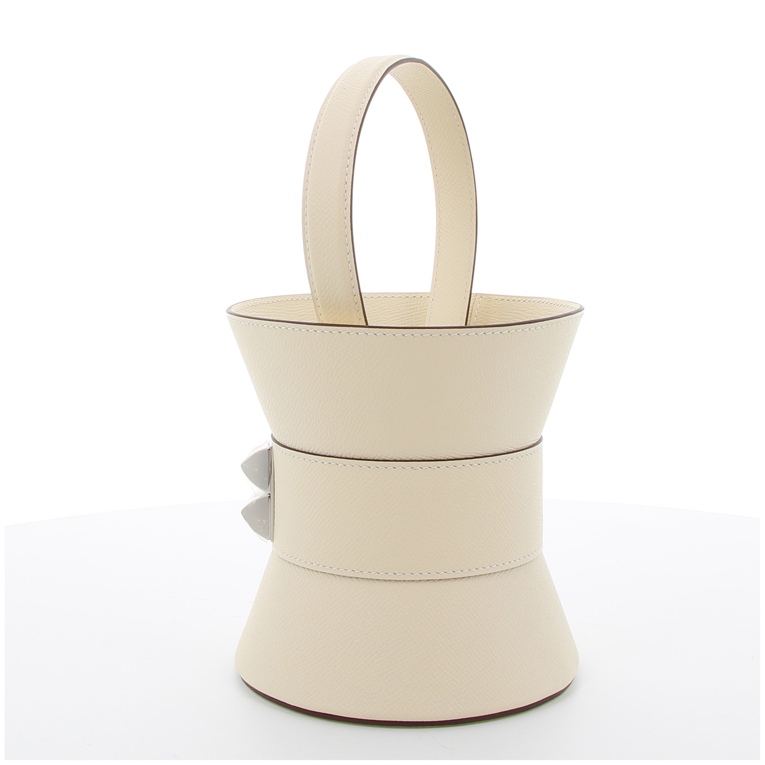HERMÈS MINI MÉDOR NATA FINITION PALLADIÉE