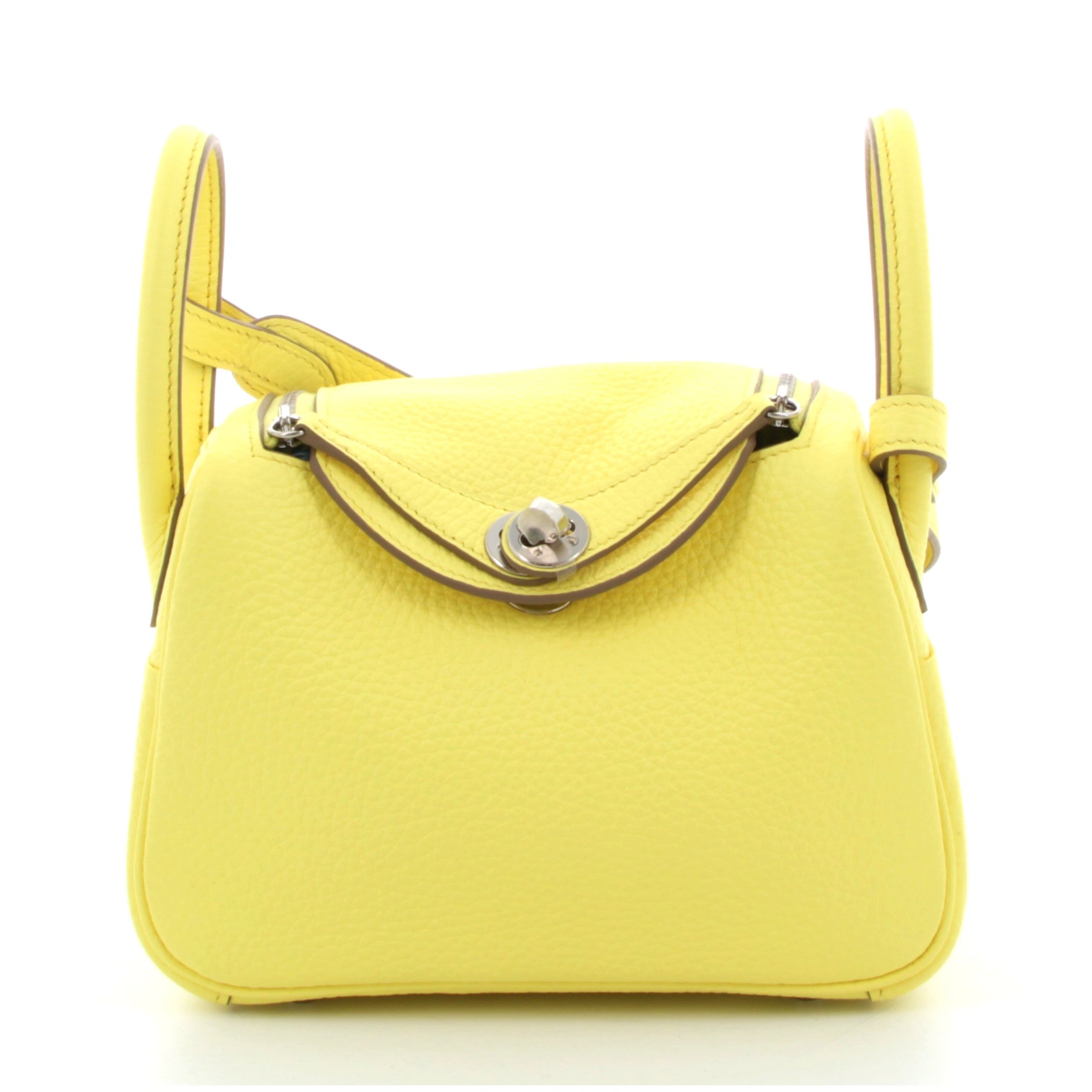 HERMÈS LINDY MINI TAURILLON CLÉMENCE LIMONCELLO PALLADIÉ