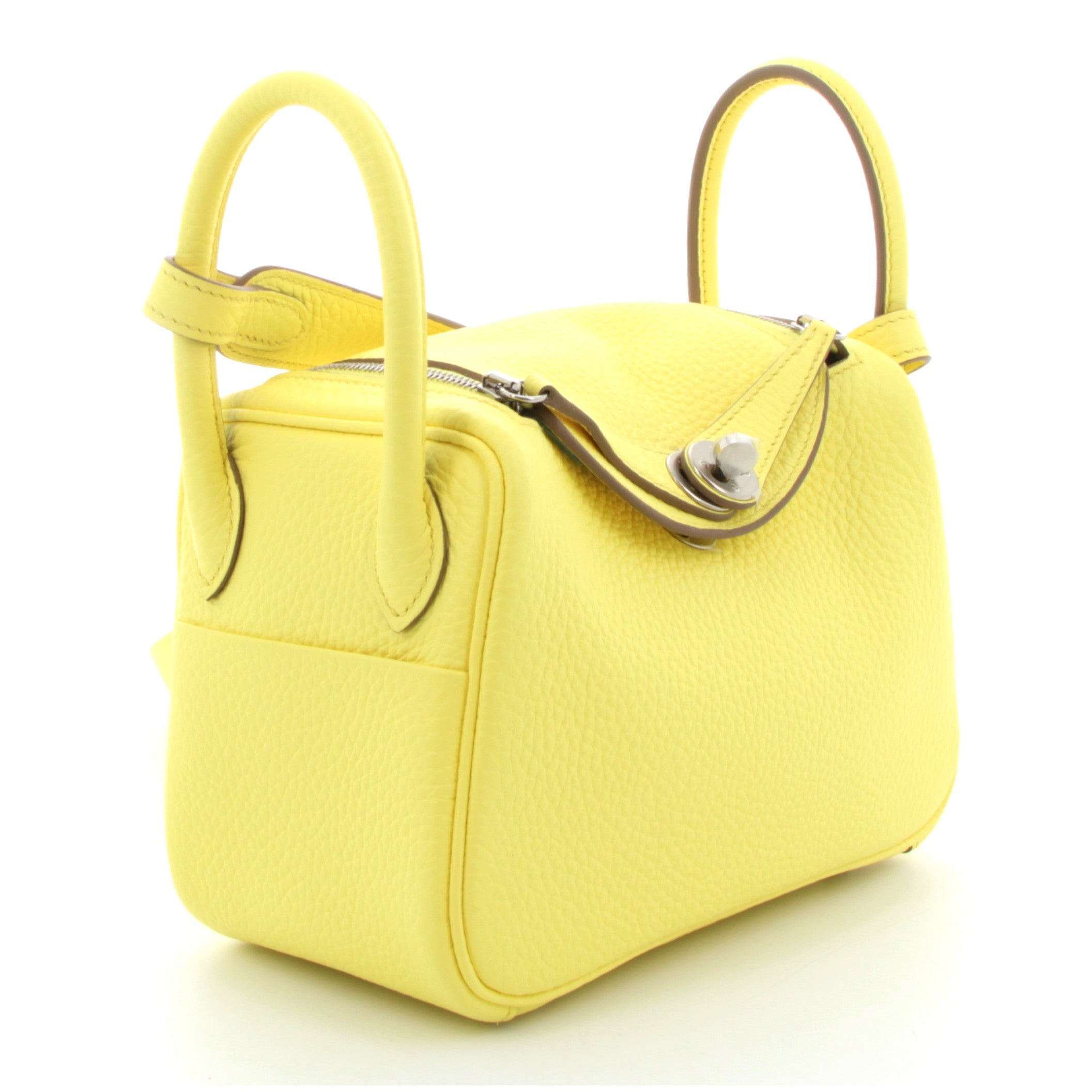 HERMÈS LINDY MINI TAURILLON CLÉMENCE LIMONCELLO PALLADIÉ