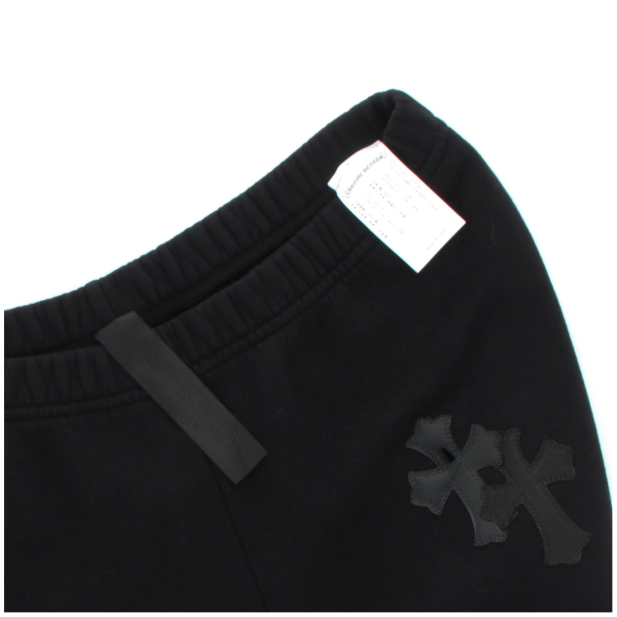 CHROME HEARTS PANTALON JOGGING PAPER JAM CROSS PATCH NOIR TAILLE S
