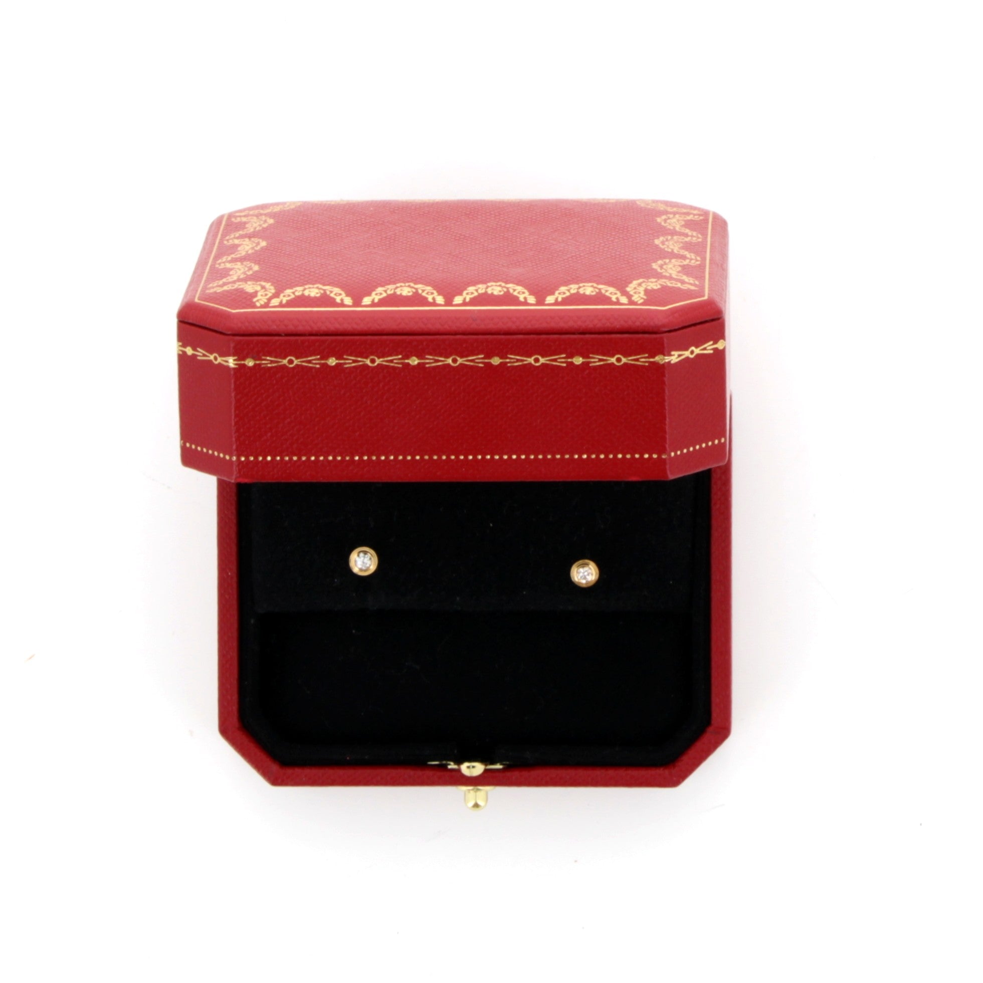 CARTIER BOUCLES D'OREILLES DIAMANTS OR MM
