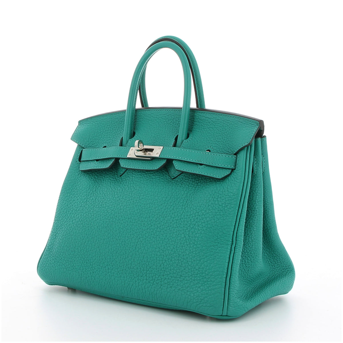 HERMÈS BIRKIN 25 VERT VERONE TOGO FINITION PALLADIÉ