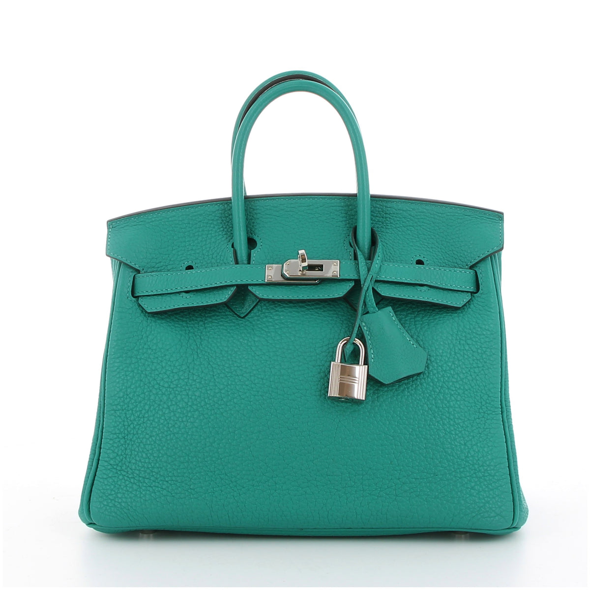 HERMÈS BIRKIN 25 VERT VERONE TOGO FINITION PALLADIÉ