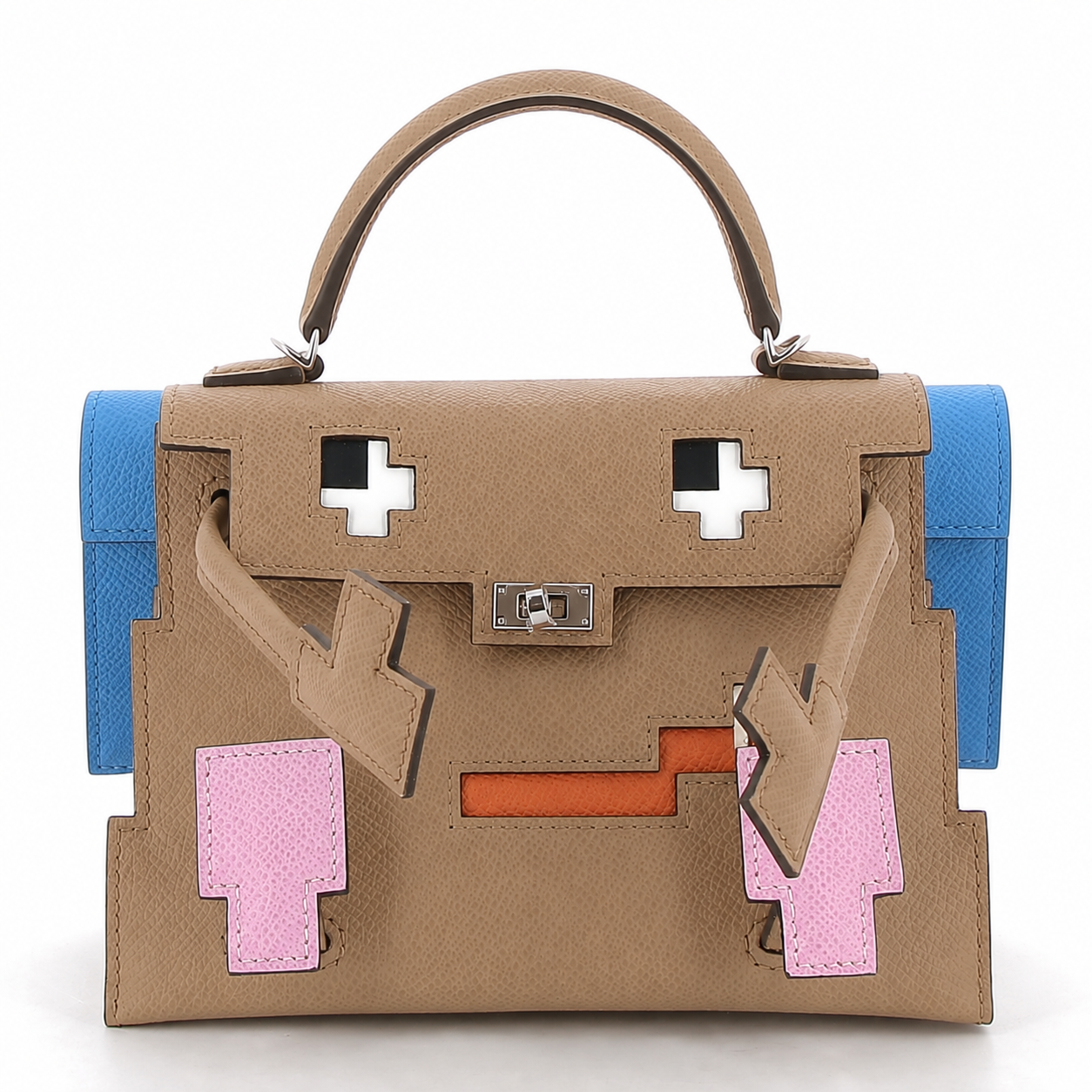 HERMÈS KELLY DOLL PICTO EPSOM CHAI FINITION PALLADIÉ