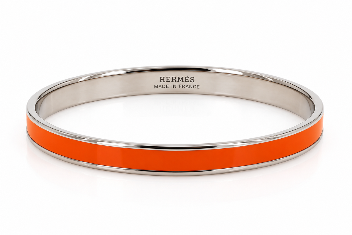 HERMÈS BRACELET UNI PALLADIÉ ORANGE FRUITÉE